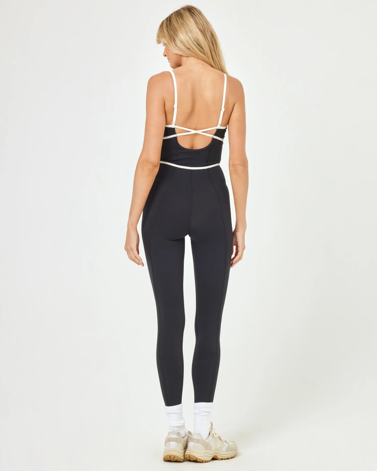 Ace Jumpsuit - Black-Cream - Image 5