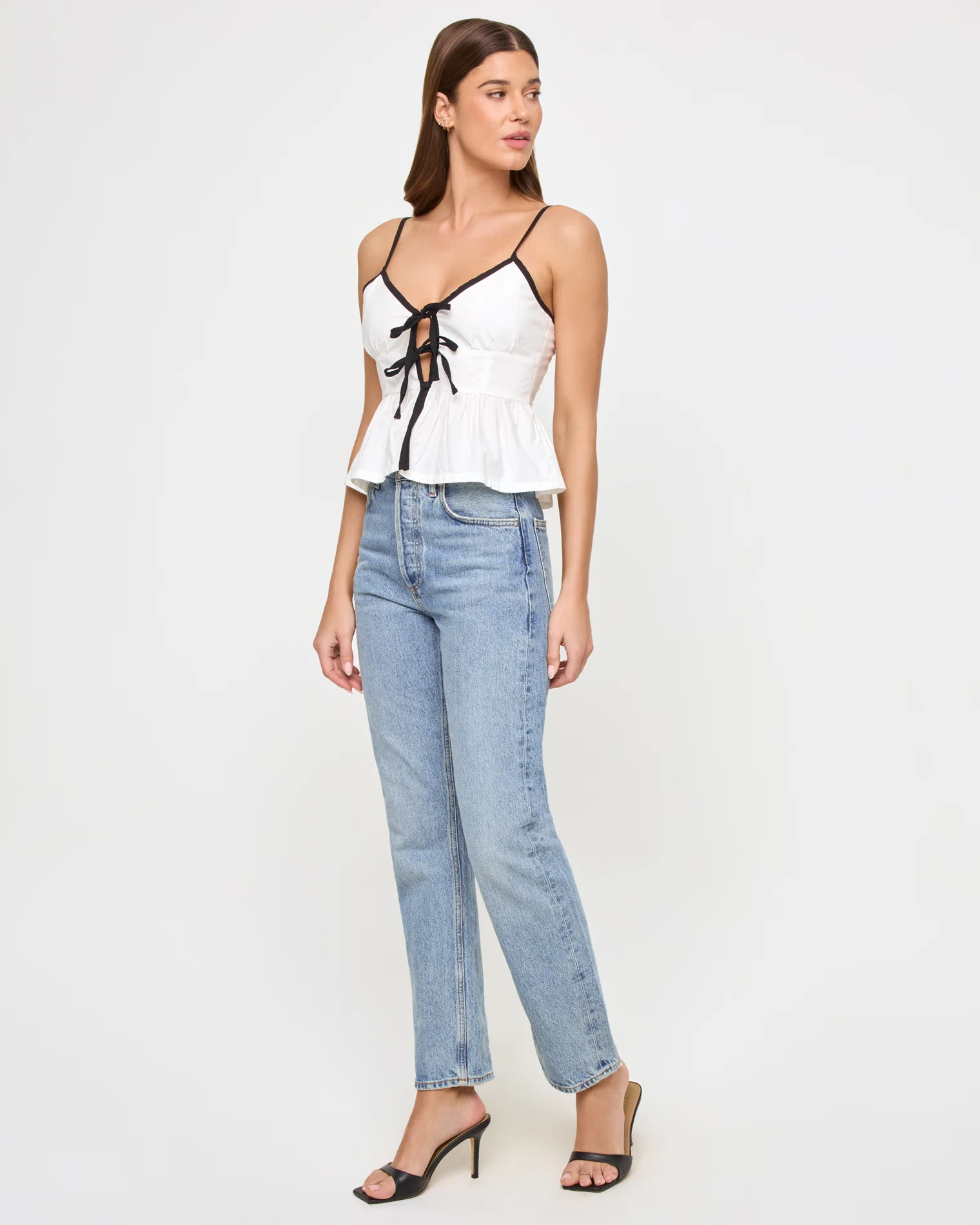 Agnes Top - Cream-Black - Image 3