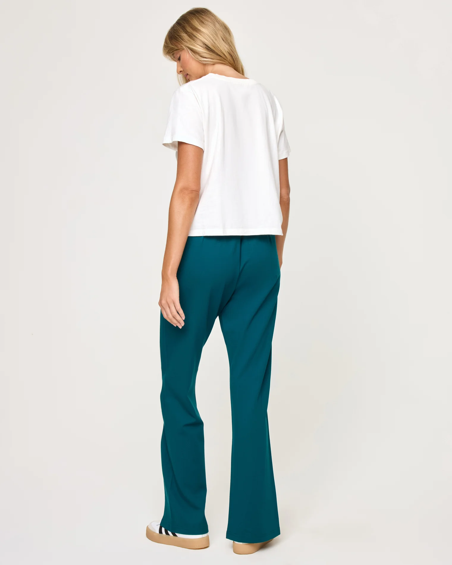 Back To Back Pant - Deep Teal-Cream - Image 4