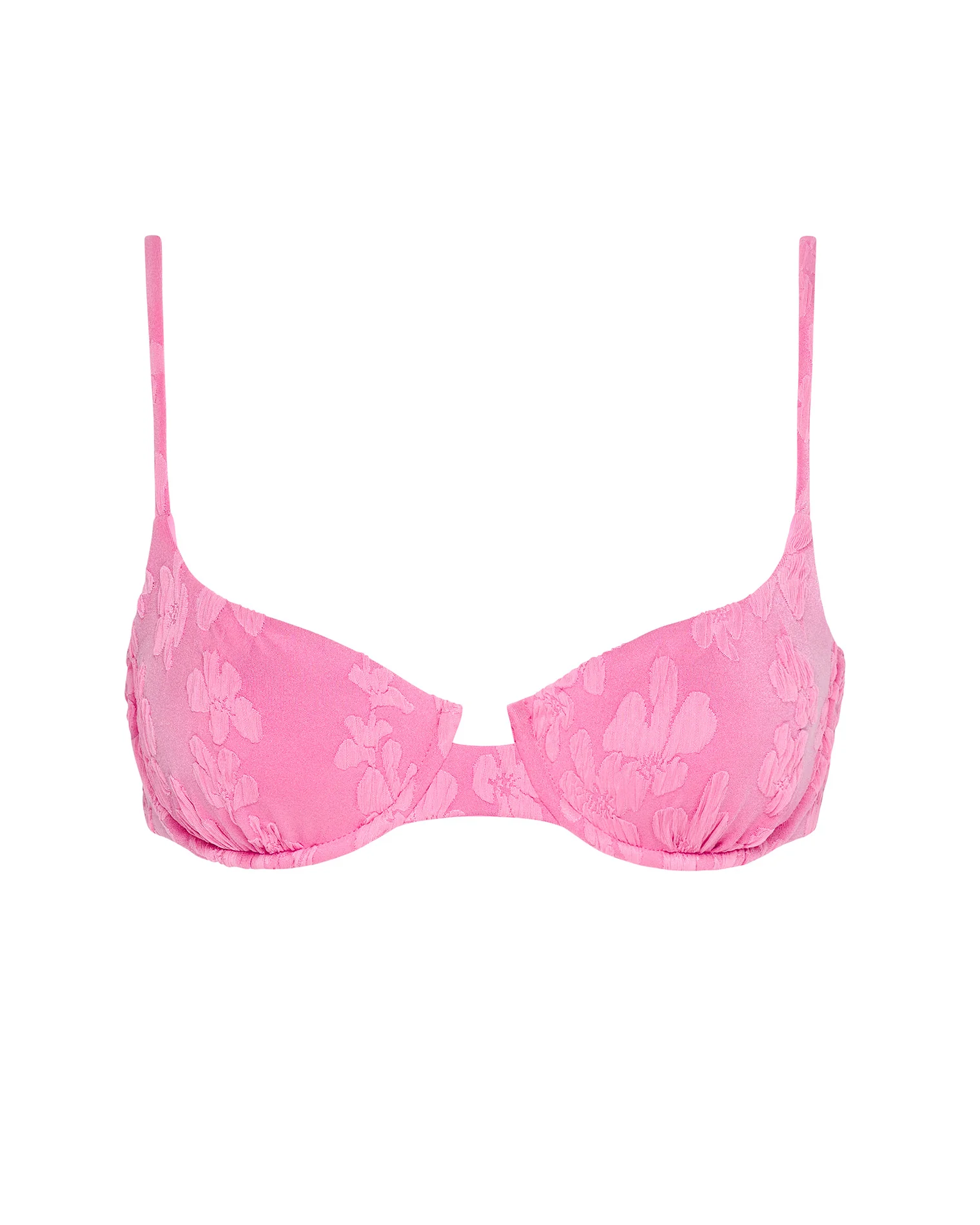 Belle Bikini Top - Hottest Pink - Image 3