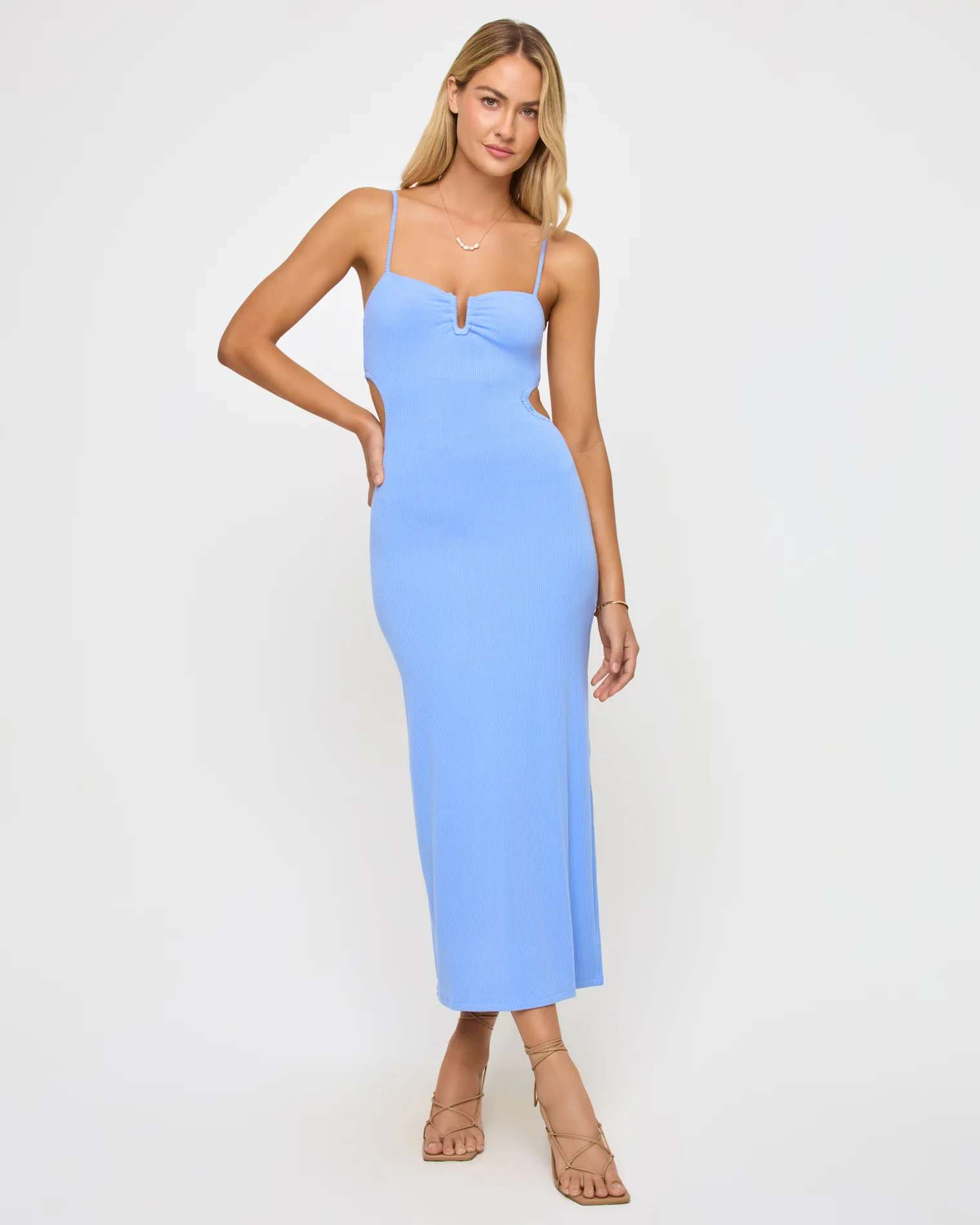 Cameron Dress - Peri Blue
