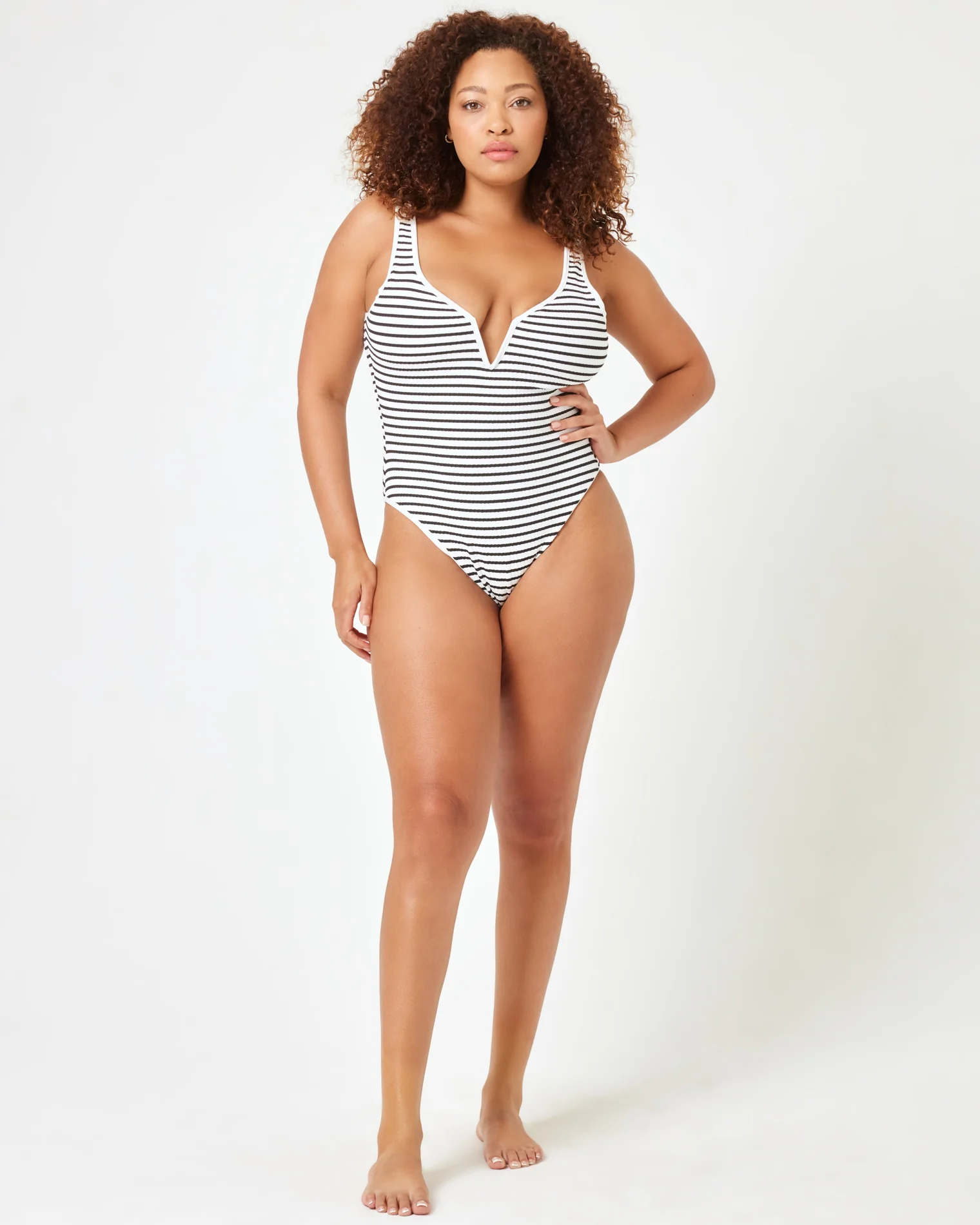 Coco One Piece Swimsuit - Sail Along Stripe - Image 4