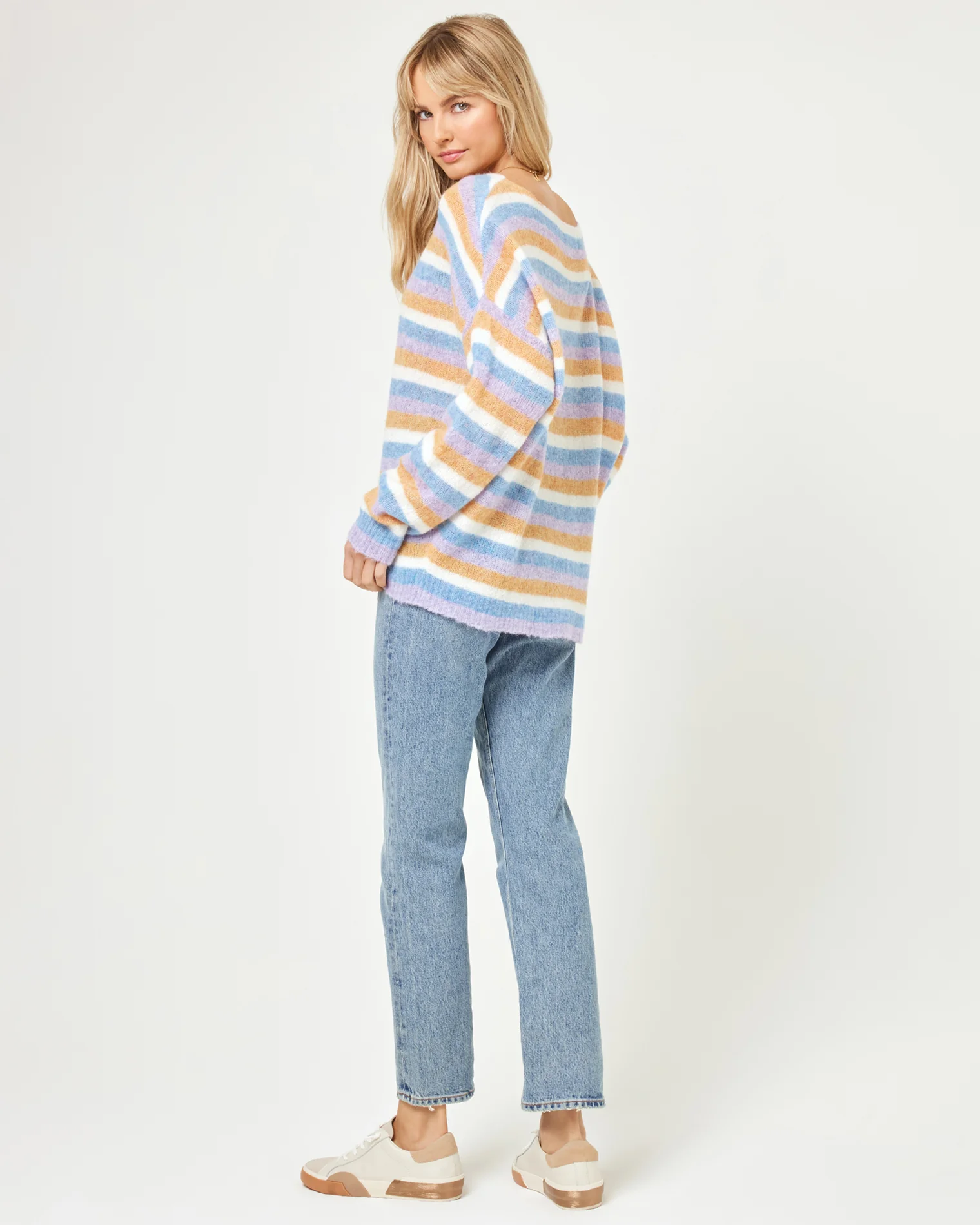 Cozy Clouds Sweater - Beautiful Skies Stripe - Image 4