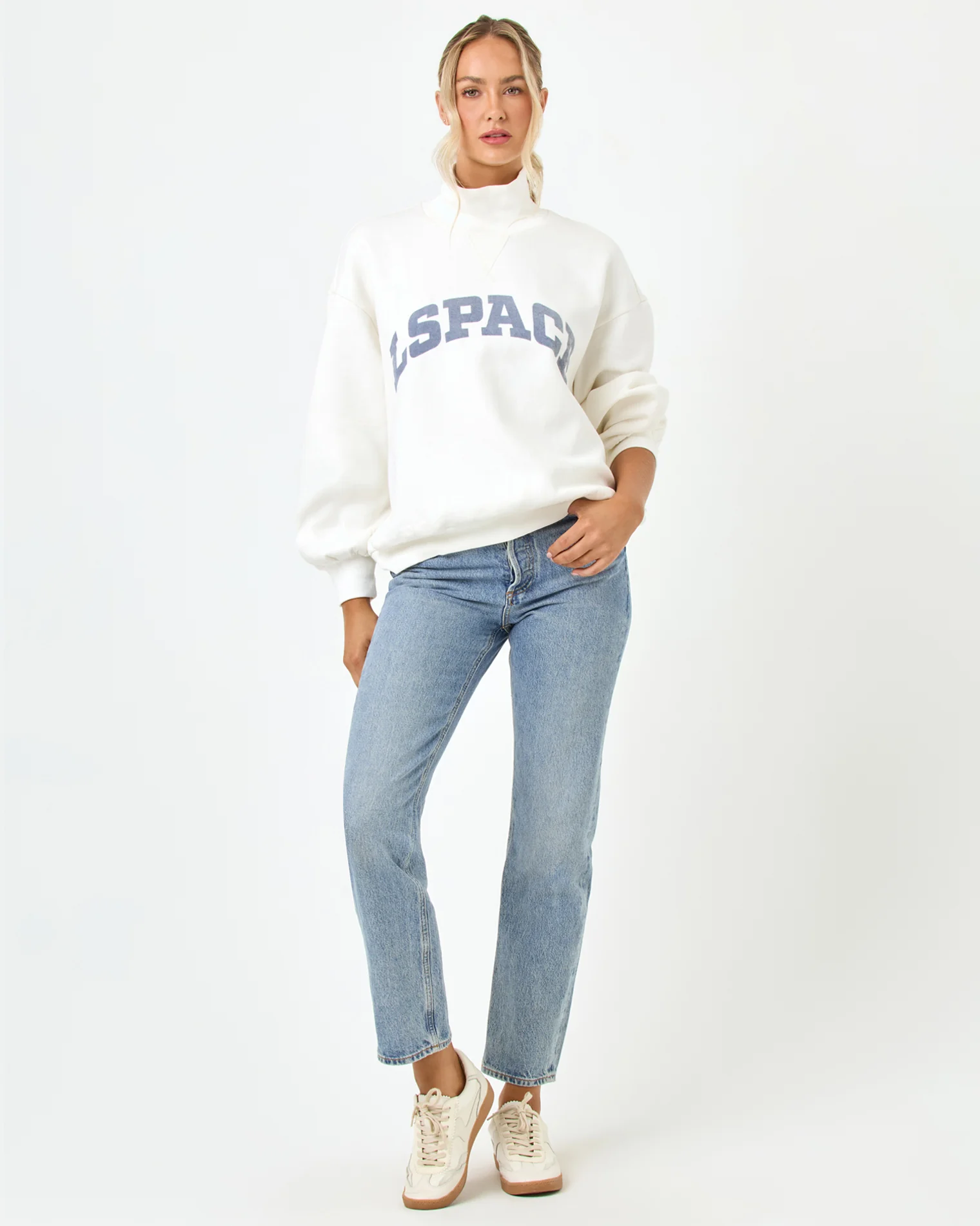 Crush Sweatshirt - Cream - Image 5