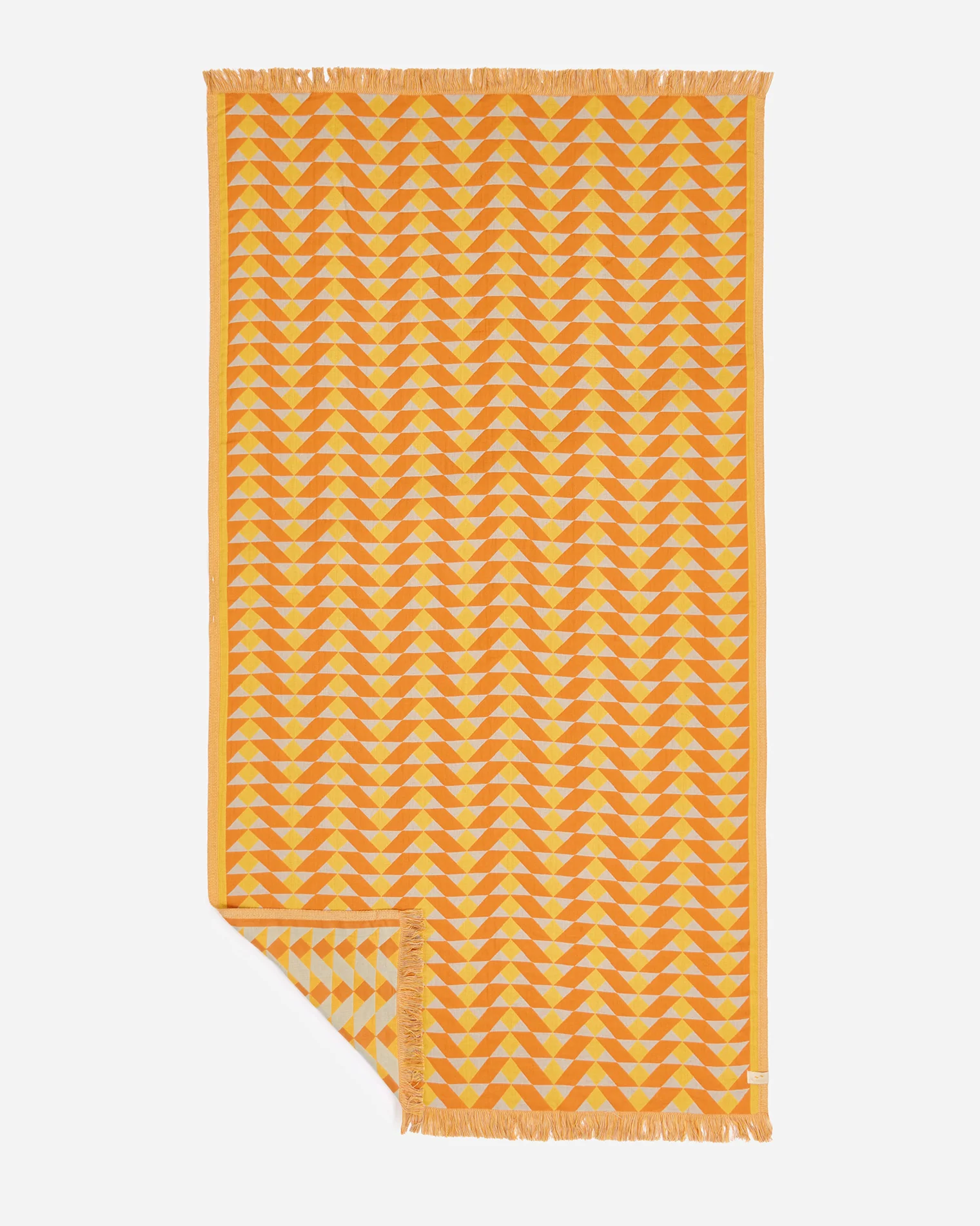 Slowtide Daydream Driftweave Turkish Towel - Curry - Image 2