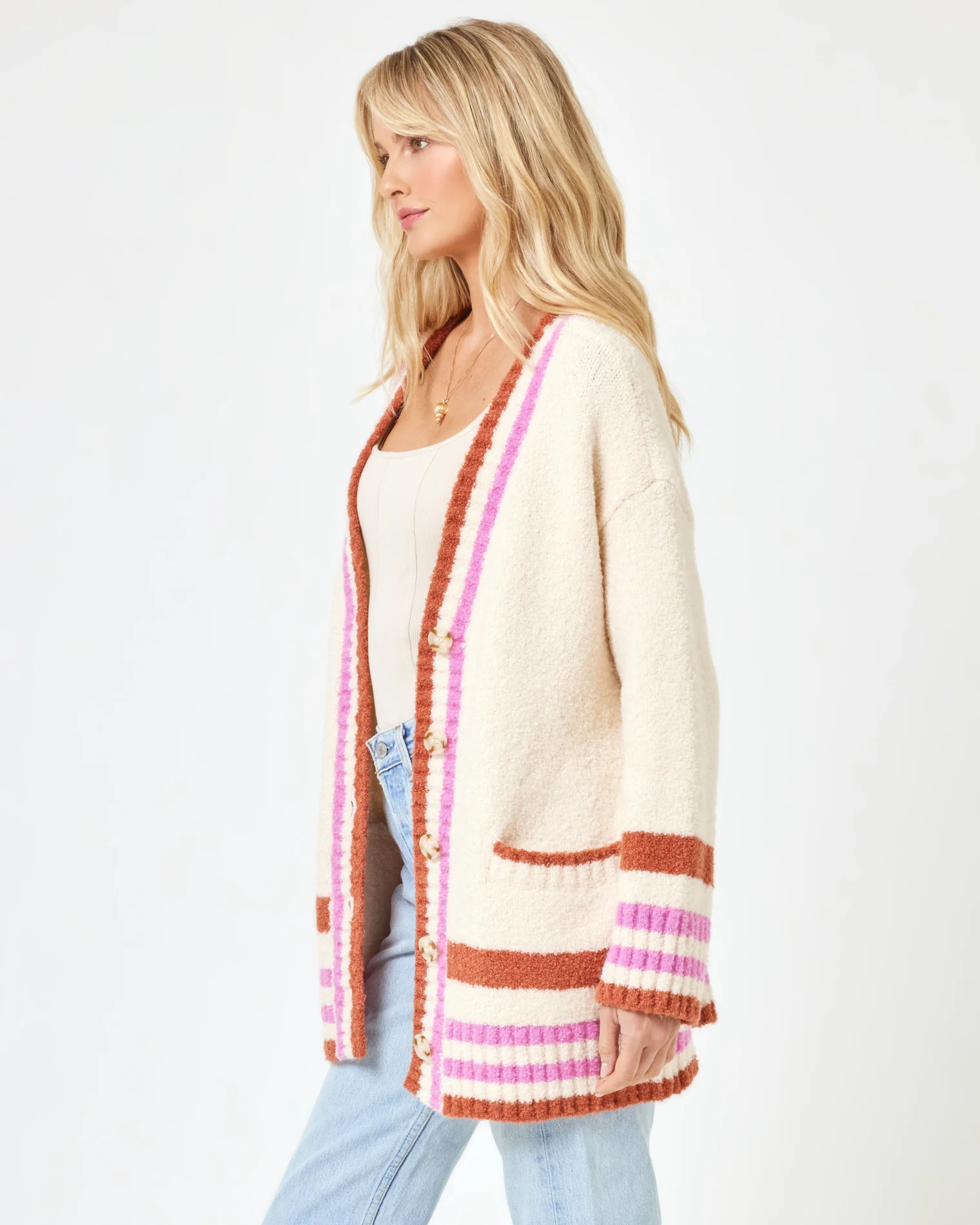 Delta Blooms Sweater - Delta Blooms Jacquard - Image 3