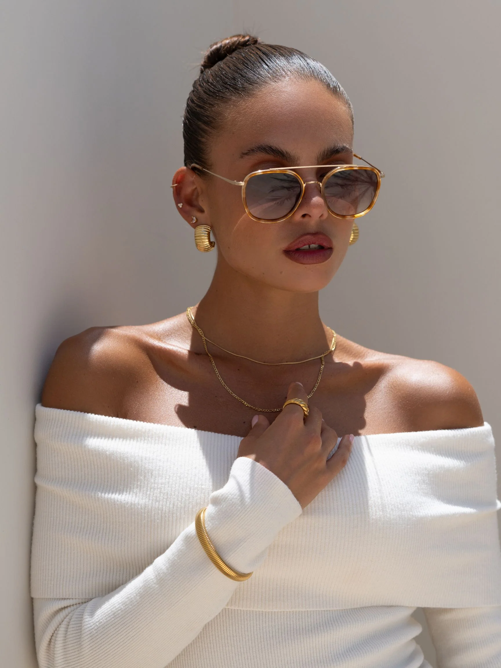 Freyrs Weston Sunglasses - Light Tortoise