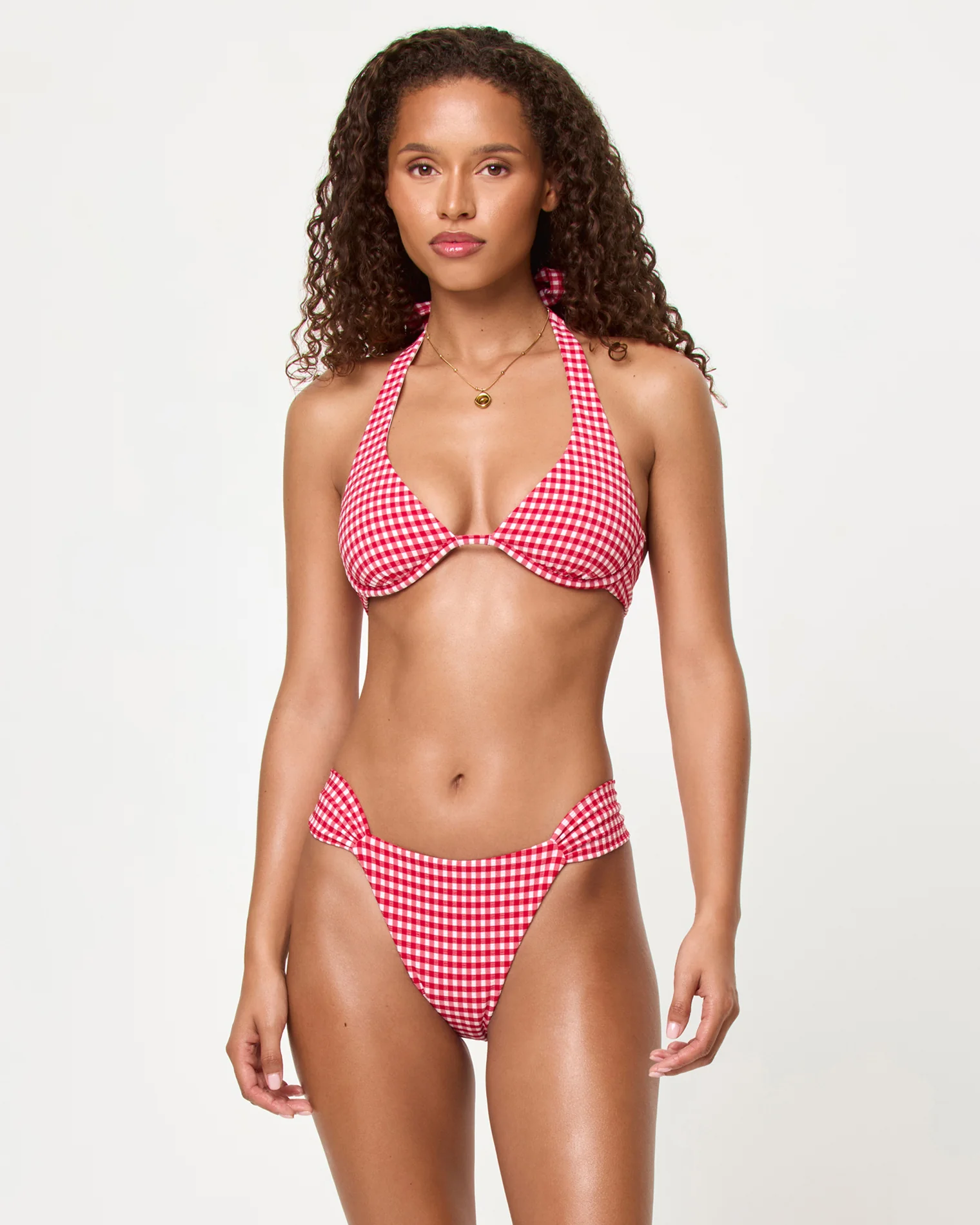 Dolce Bikini Bottom - Lipstick Red - Image 3