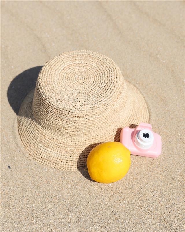 Isadora Mini Bucket Hat - Natural