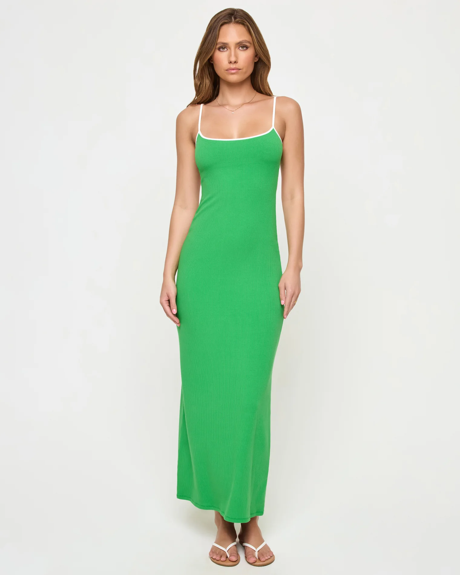 Jordana Dress - Clover-Cream