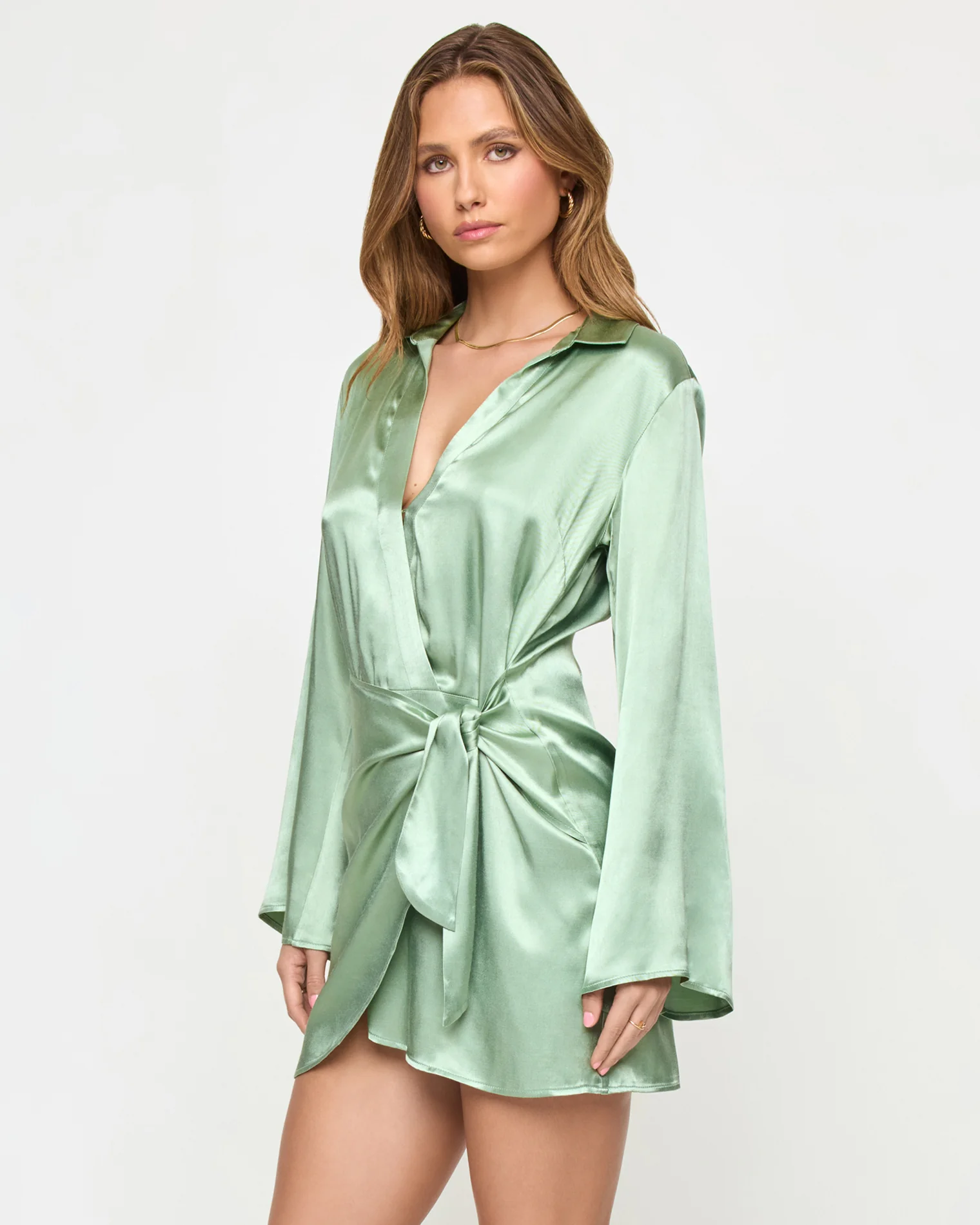 Las Palmas Dress - Celadon - Image 3