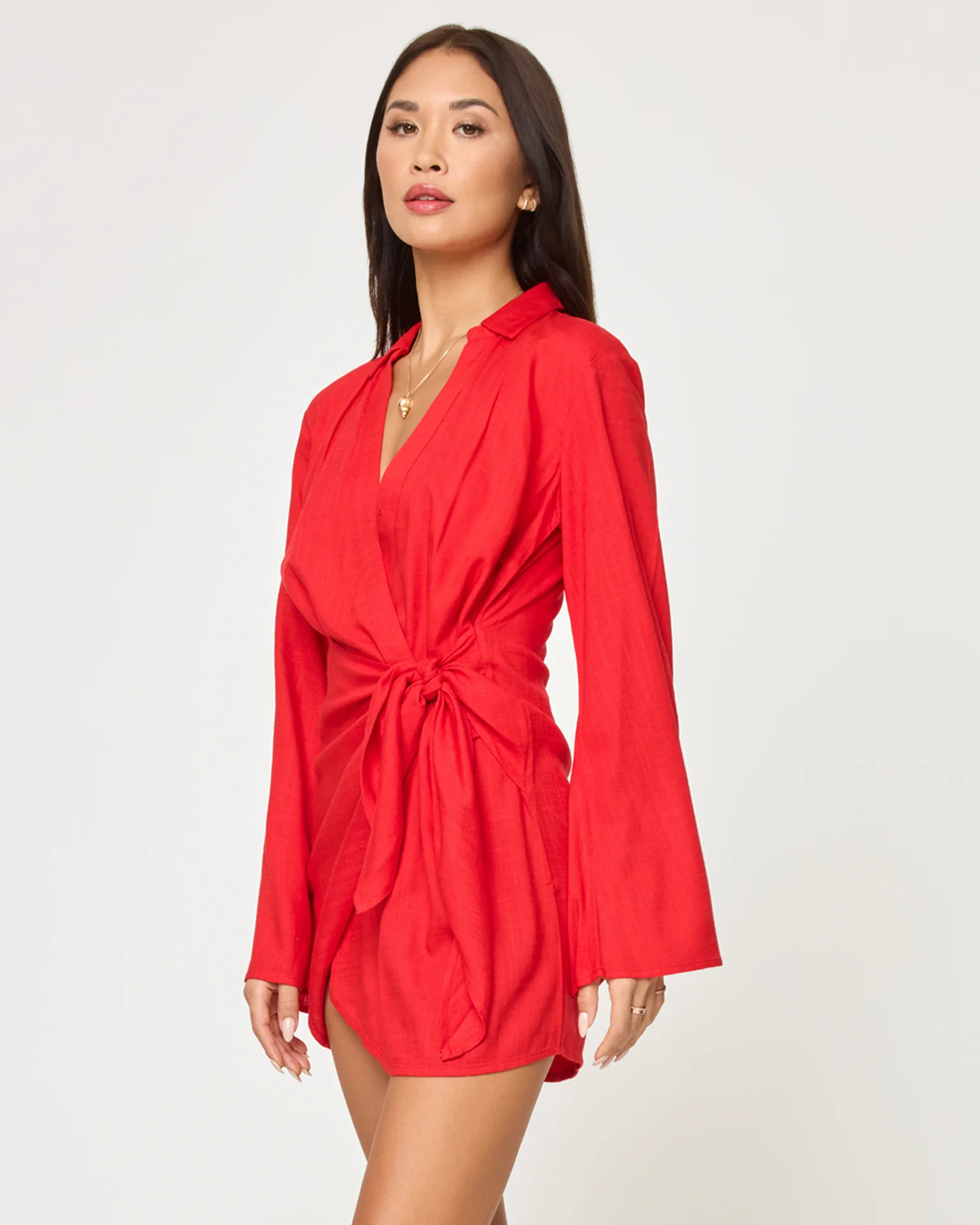 Las Palmas Dress - Flame - Image 3