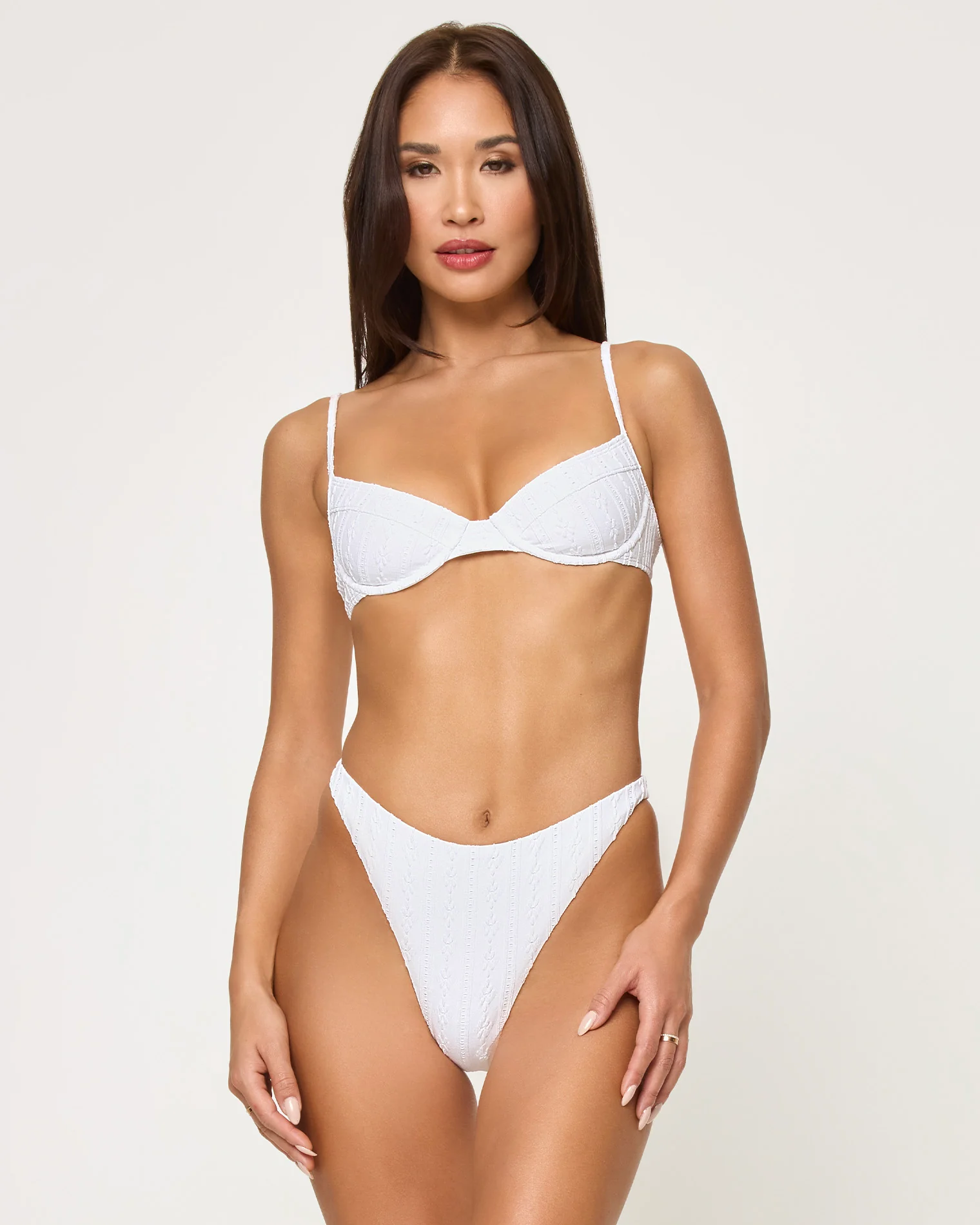 Leilani Bikini Bottom - Eyelet White - Image 3