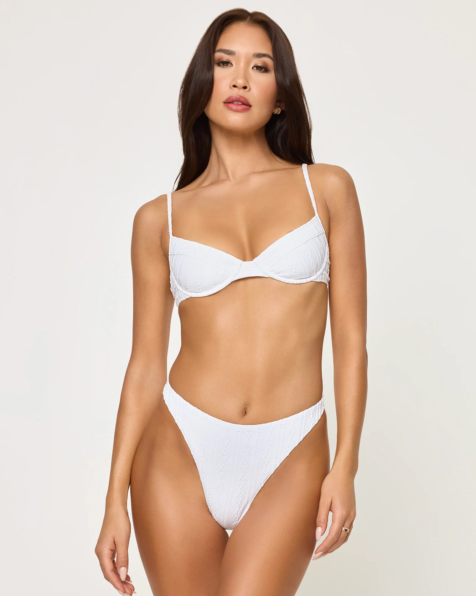 Leilani Bikini Bottom - Eyelet White - Image 4