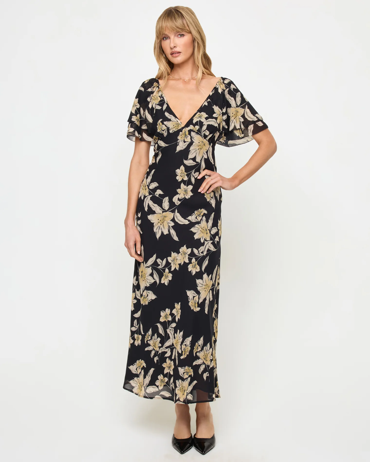 Lover Maxi Dress - Petal To The Metal
