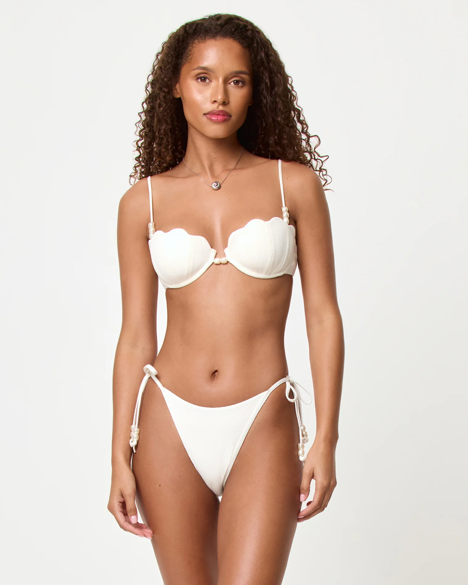 Lucia Bikini Bottom - Cream - Image 5