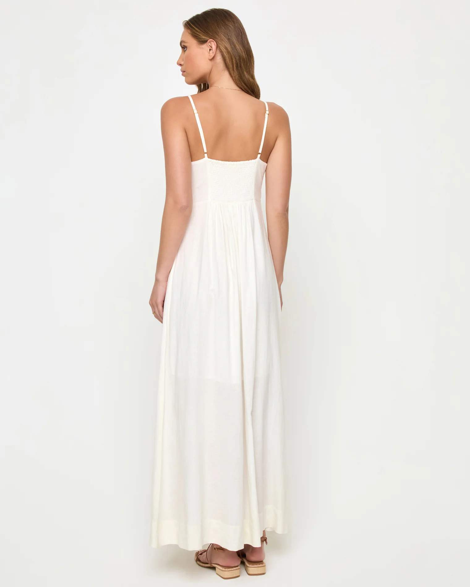 Mabel Maxi Dress - Cream - Image 3