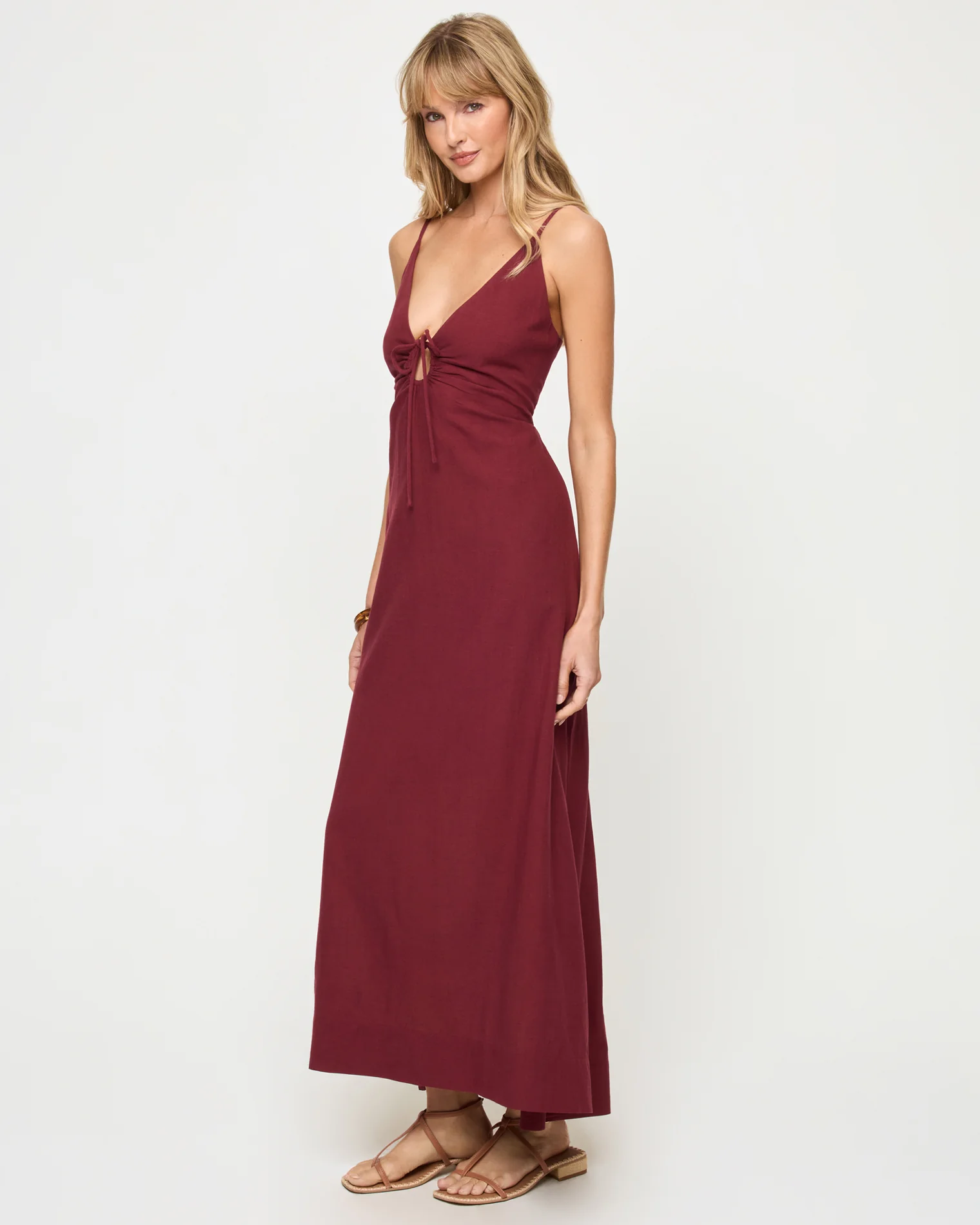 Mabel Maxi Dress - Sangria - Image 2