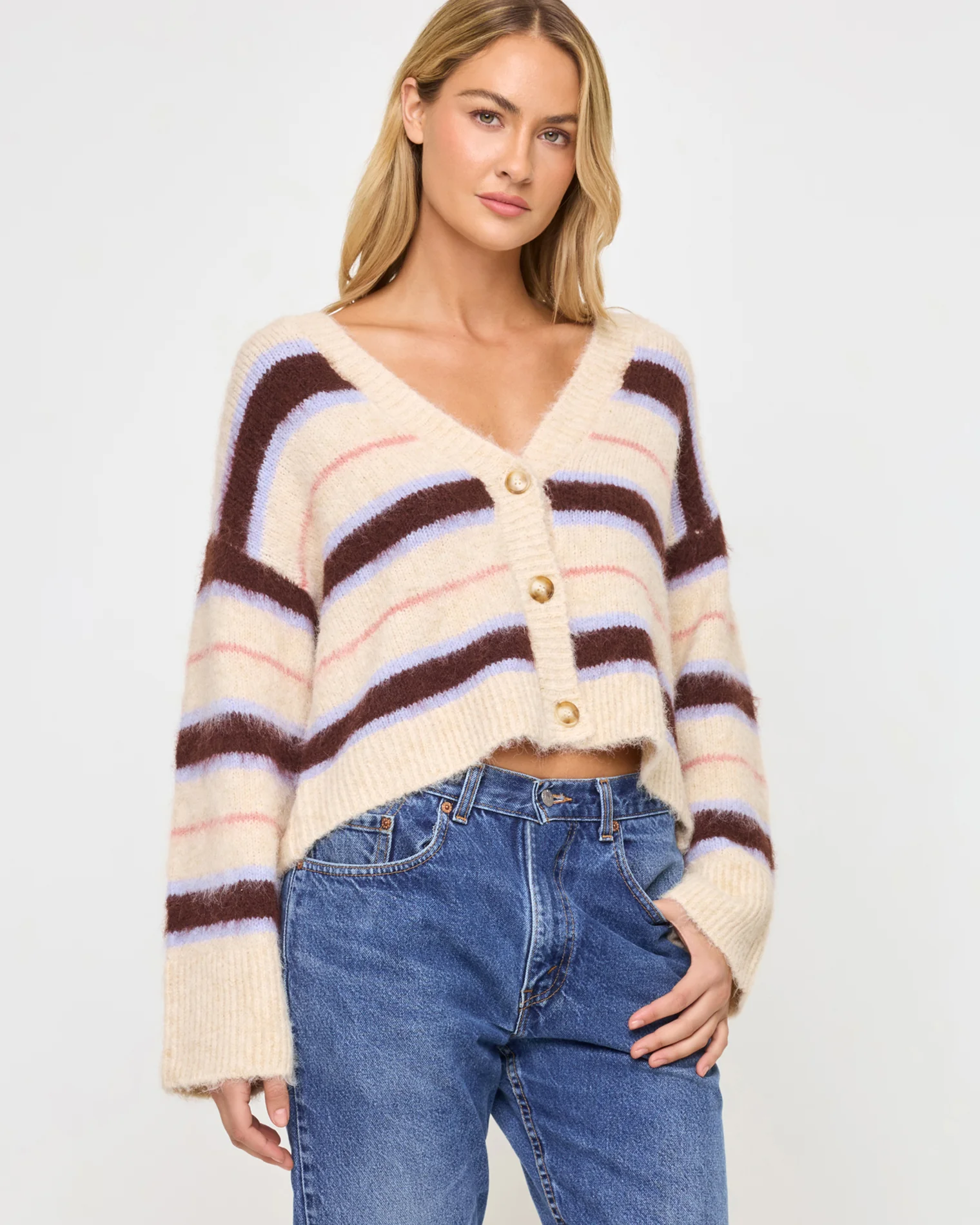 Montauk Cardigan - Prep School Stripe - Image 2