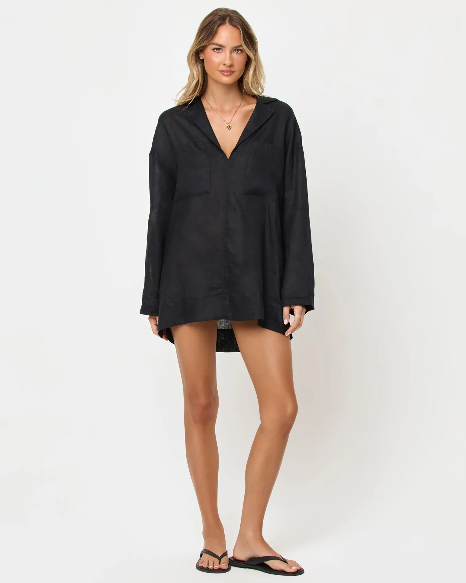 Oasis Tunic - Black - Image 4