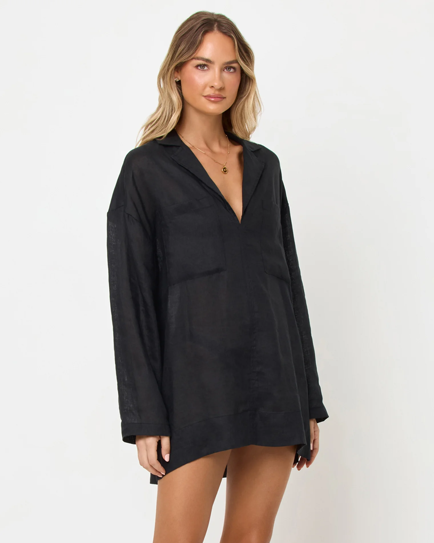 Oasis Tunic - Black - Image 5