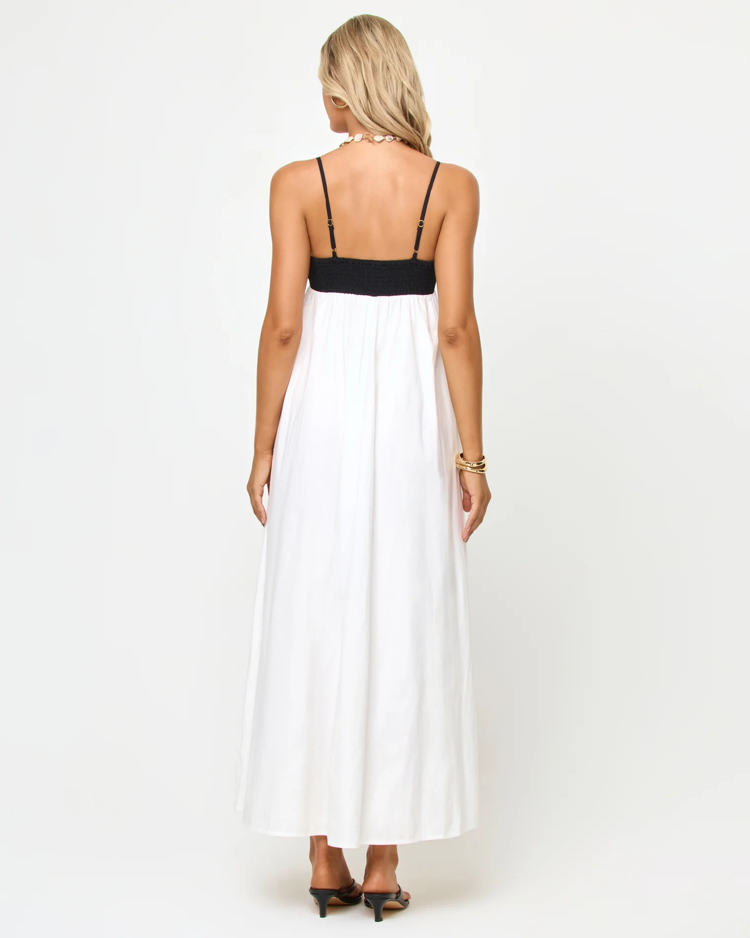 Raveena Dress - Black-Cream - Image 3