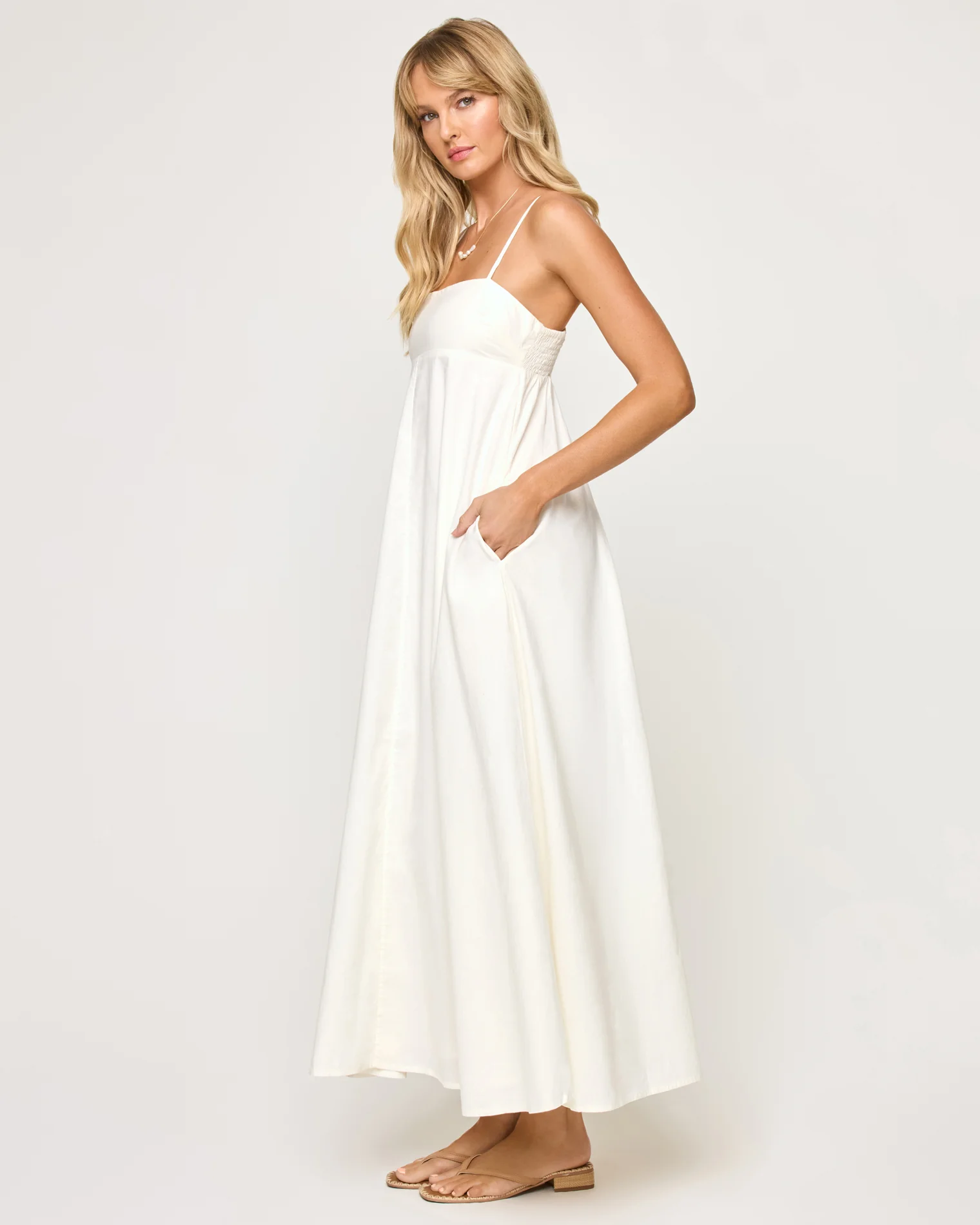Raveena Dress - Cream - Image 3