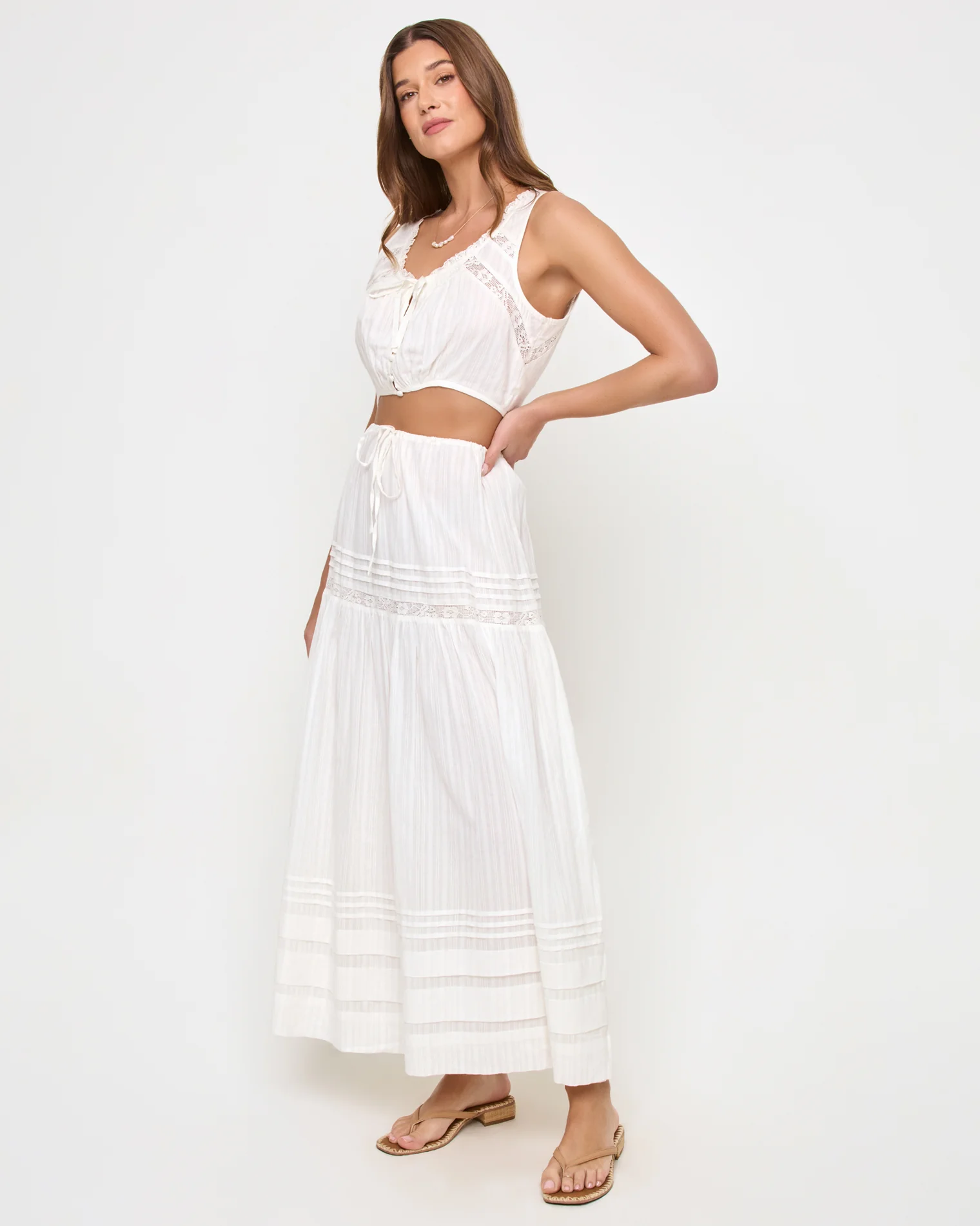Reia Skirt - White - Image 3