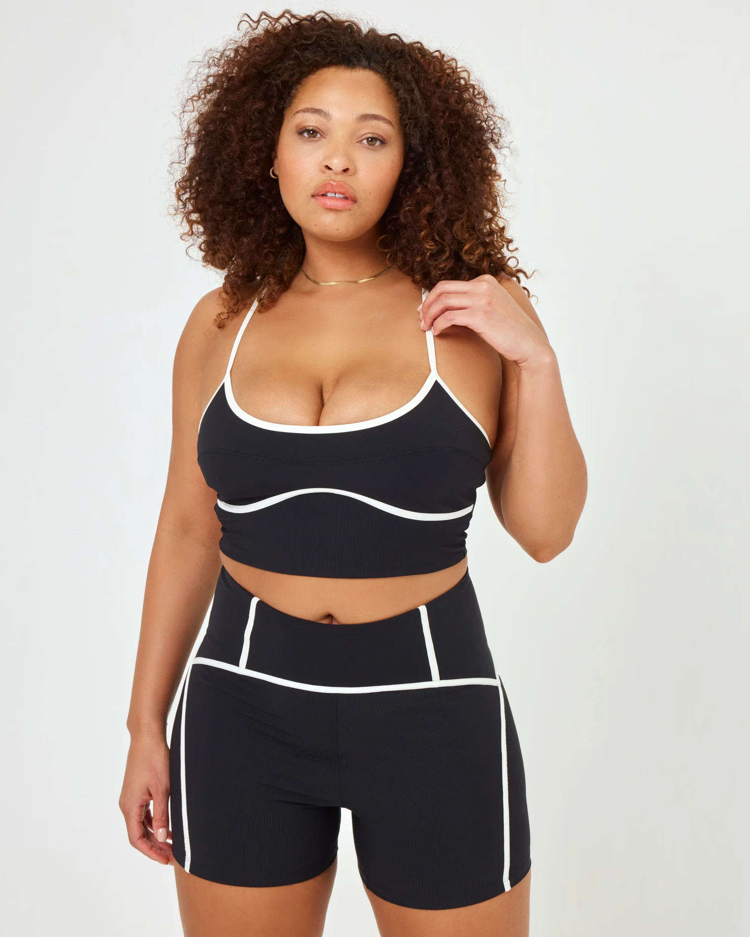 Revel Top - Black-Cream - Image 6