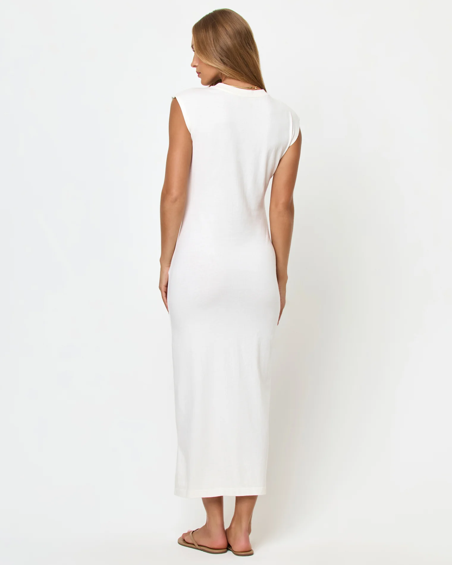 Sacha Maxi Dress - Cream - Image 3