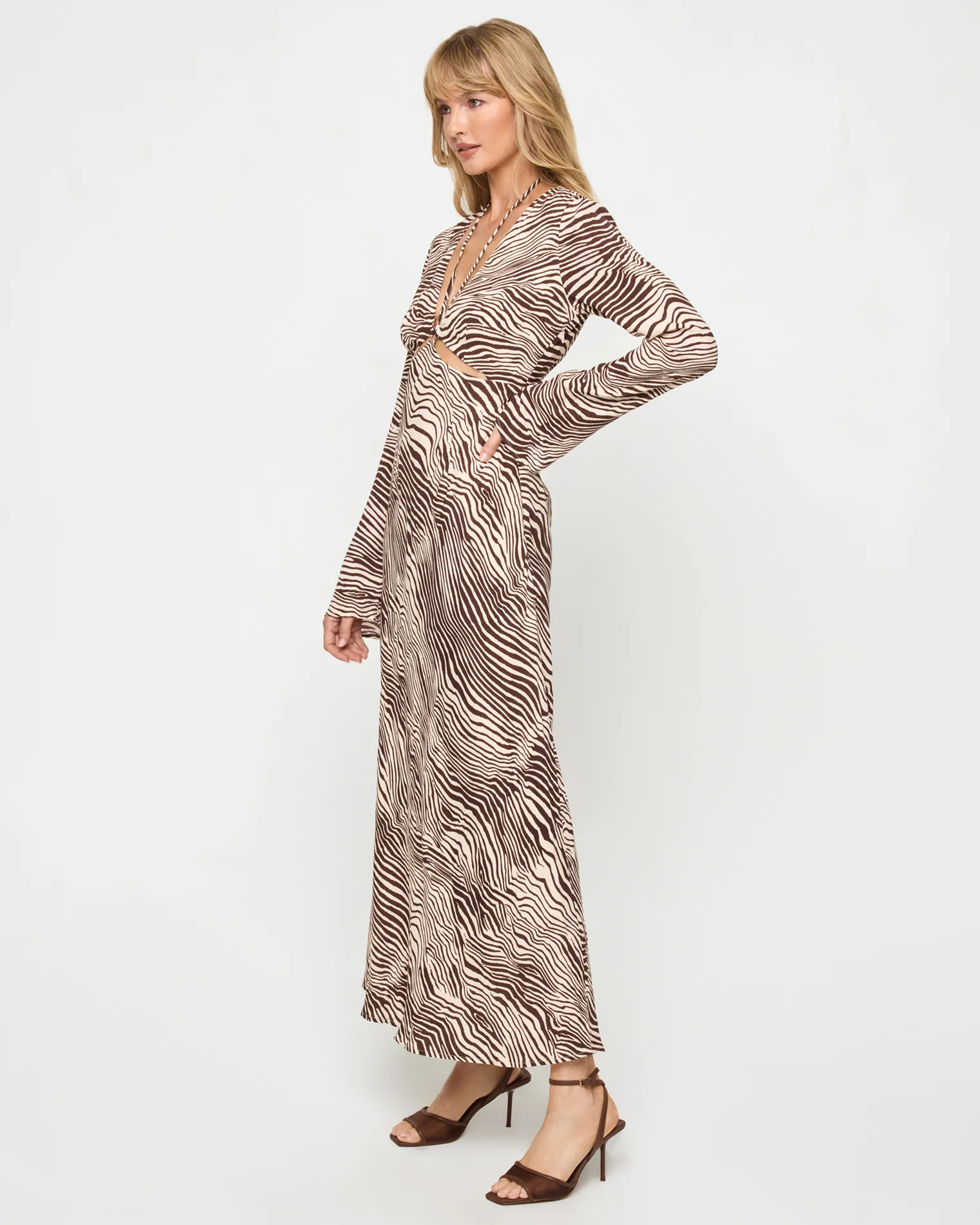 Say When Maxi Dress - Animal - Image 4