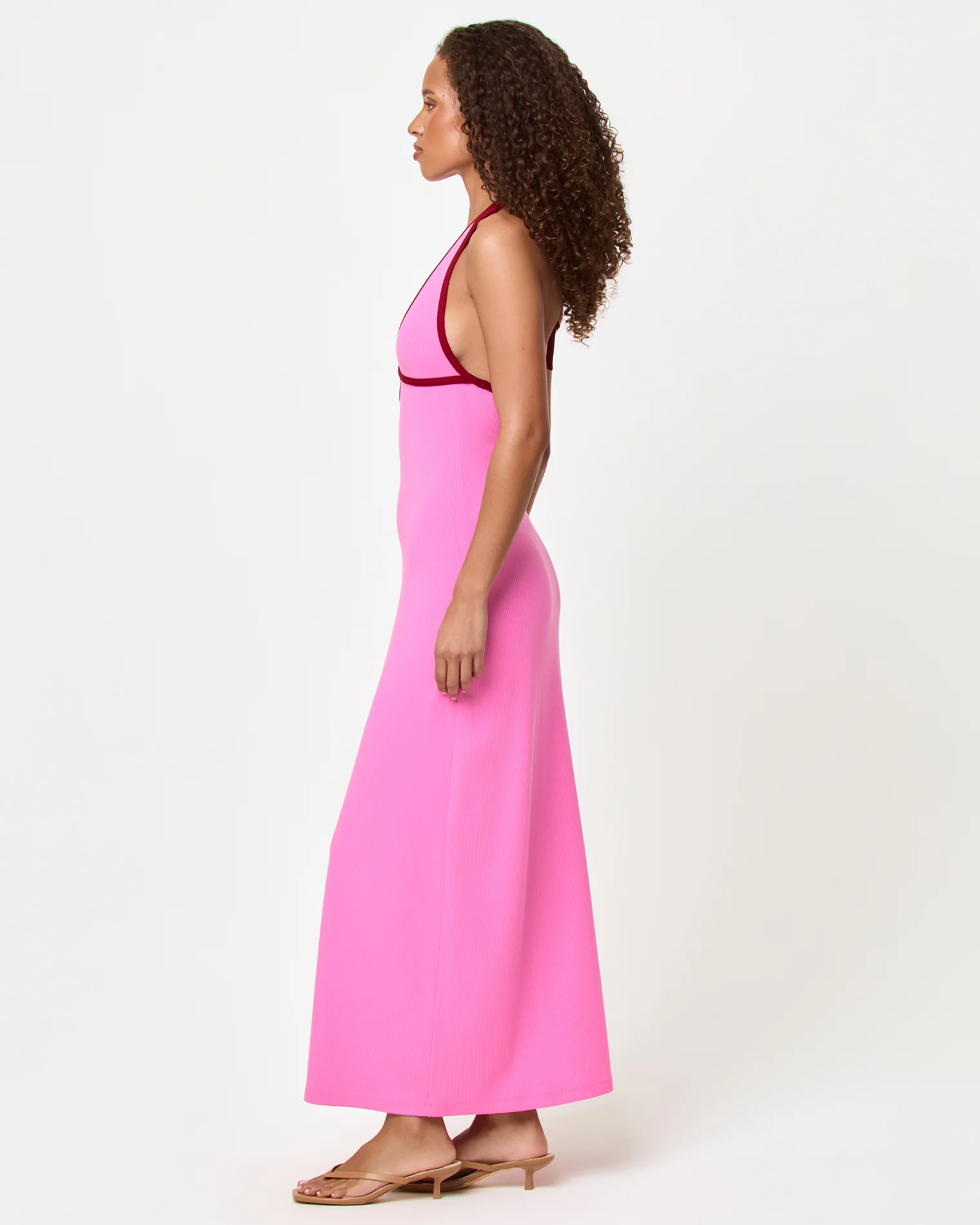 Shea Maxi Dress - Pink-Simmer - Image 3