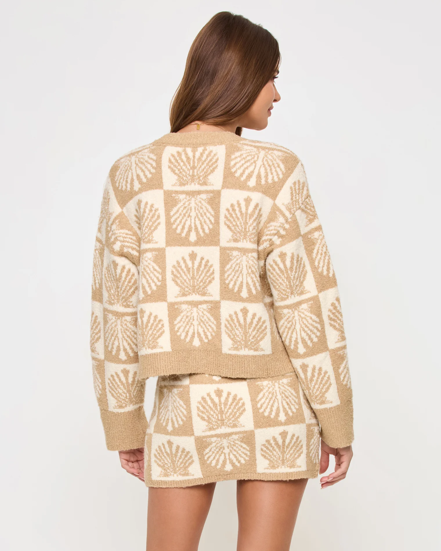 Shell Be There Cardigan - Seashell Jacquard - Image 6