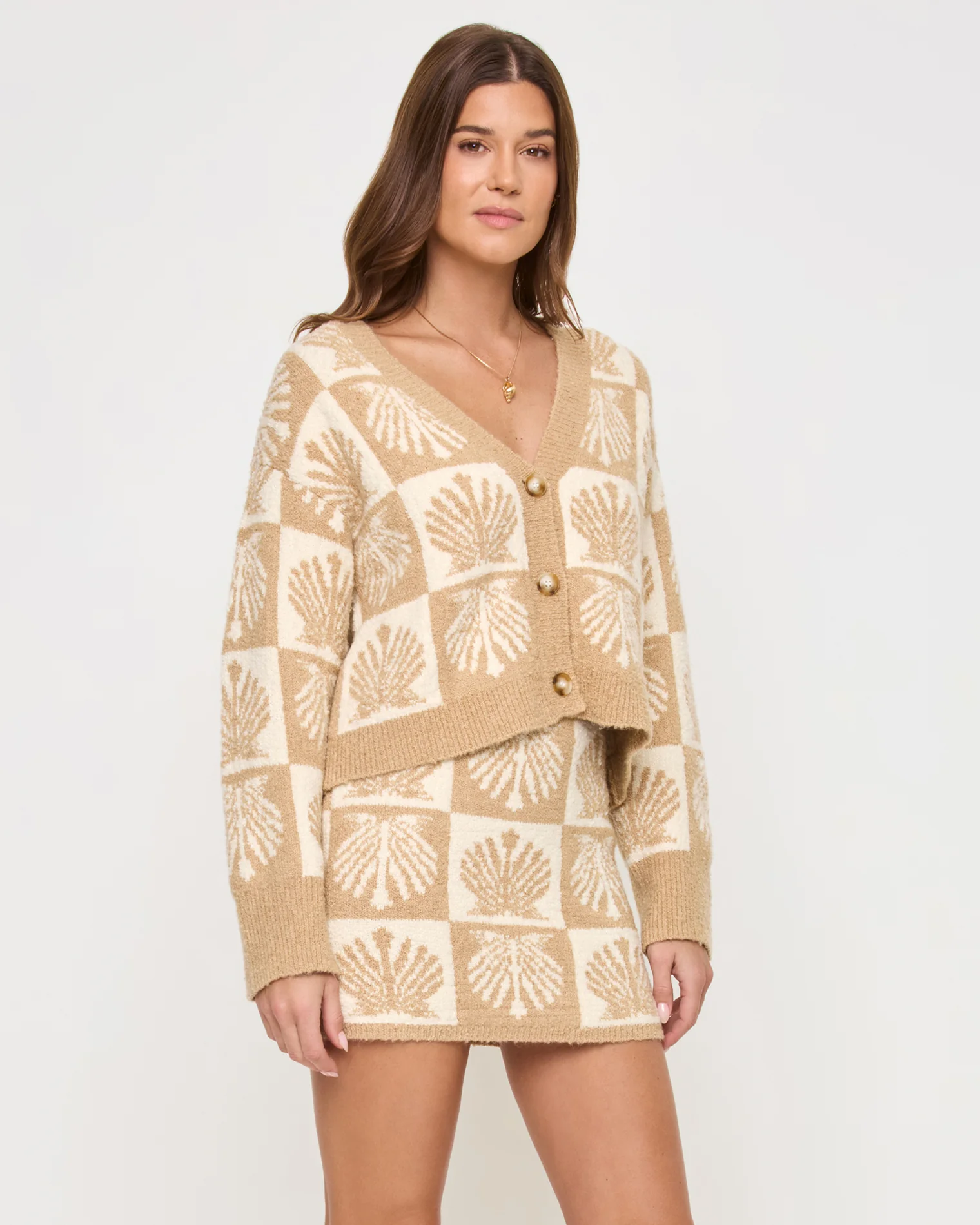 Shell Be There Skirt - Seashell Jacquard - Image 3