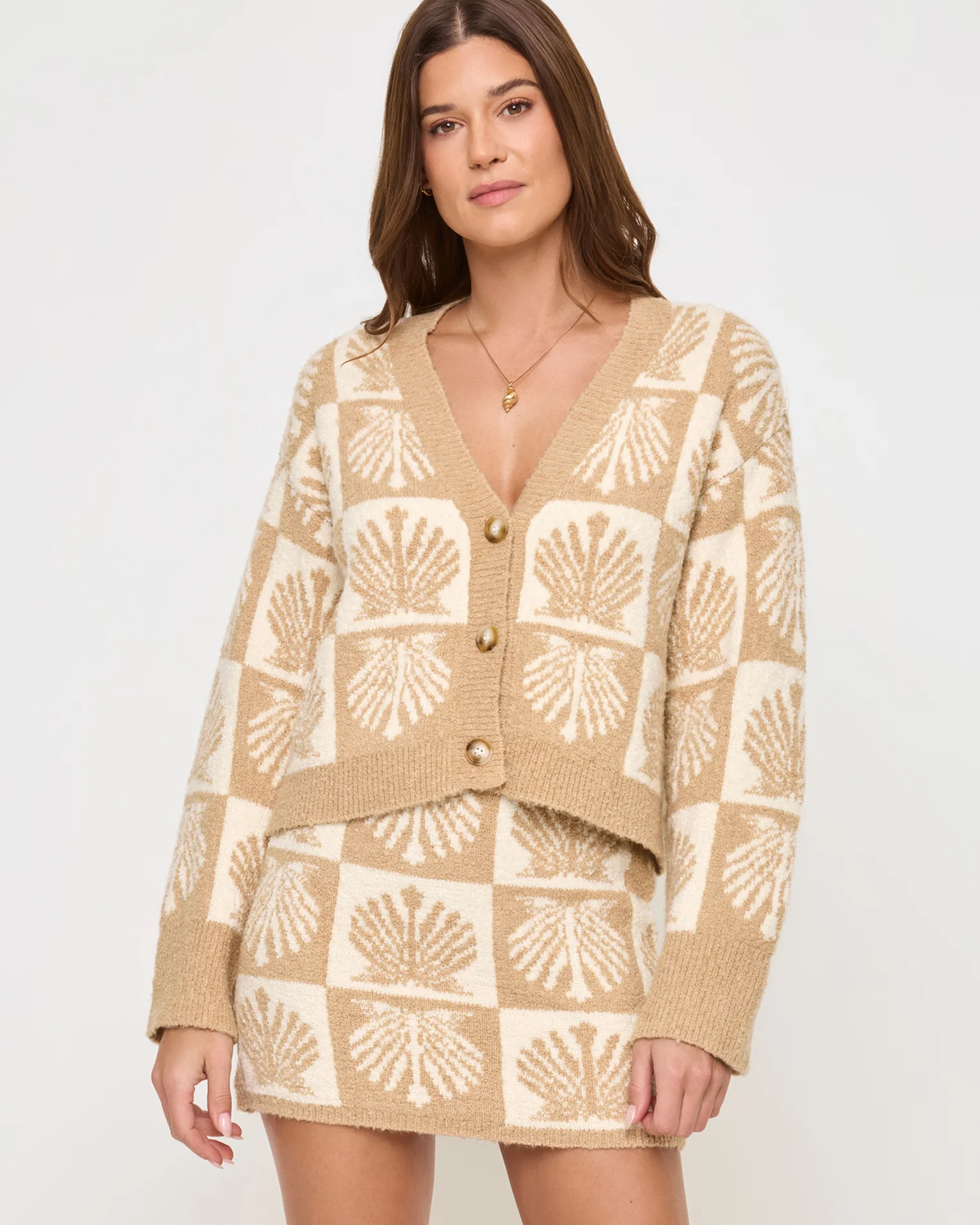 Shell Be There Skirt - Seashell Jacquard - Image 4