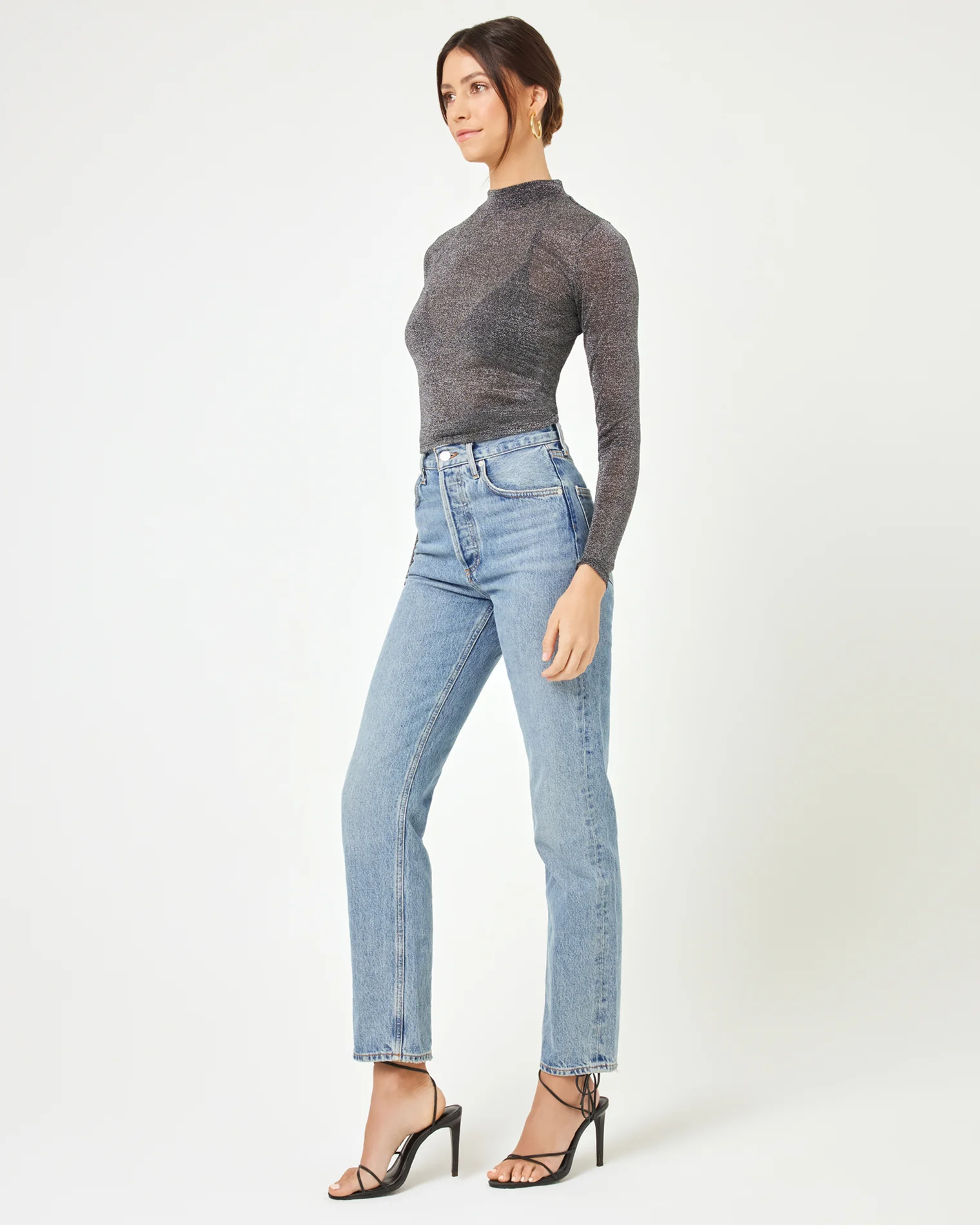 Shimmer Long Sleeve - Black - Image 11