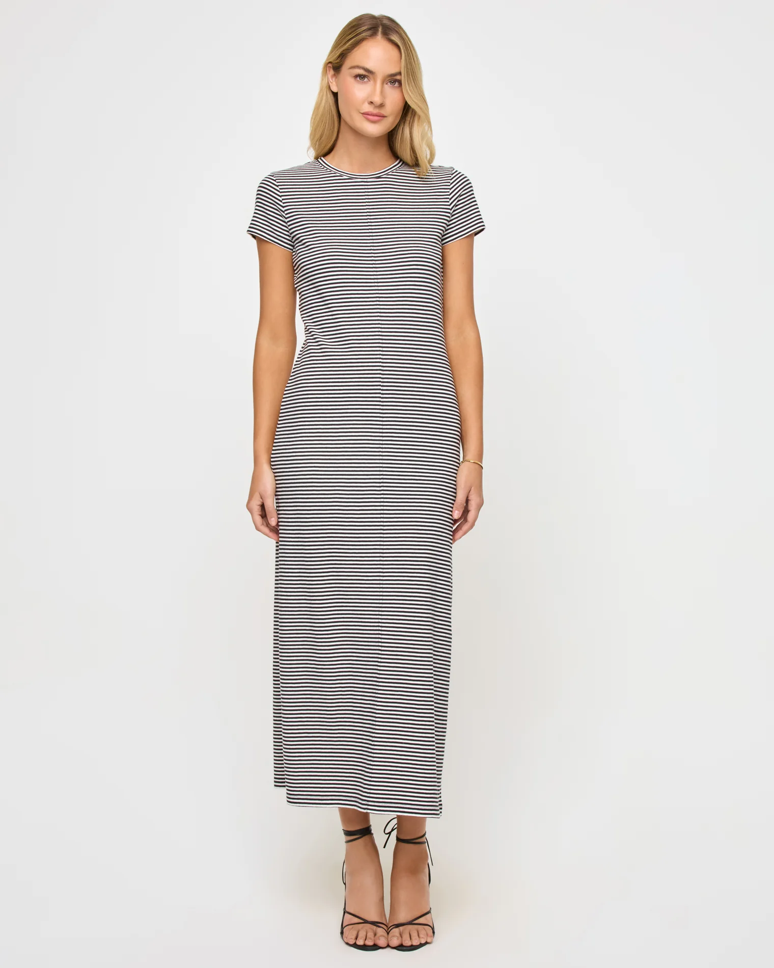 Sloane Dress - Black-Cream - Image 2