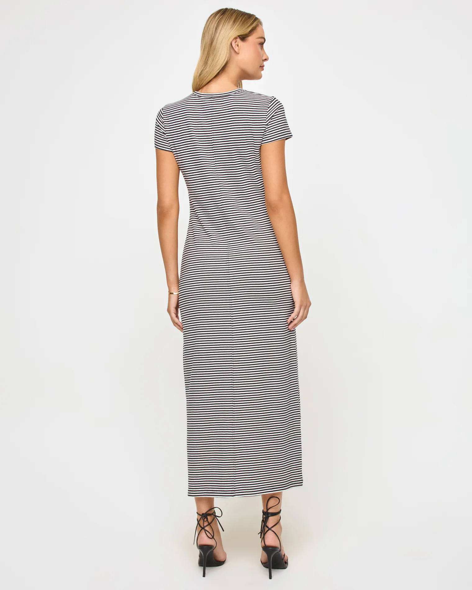 Sloane Dress - Black-Cream - Image 3