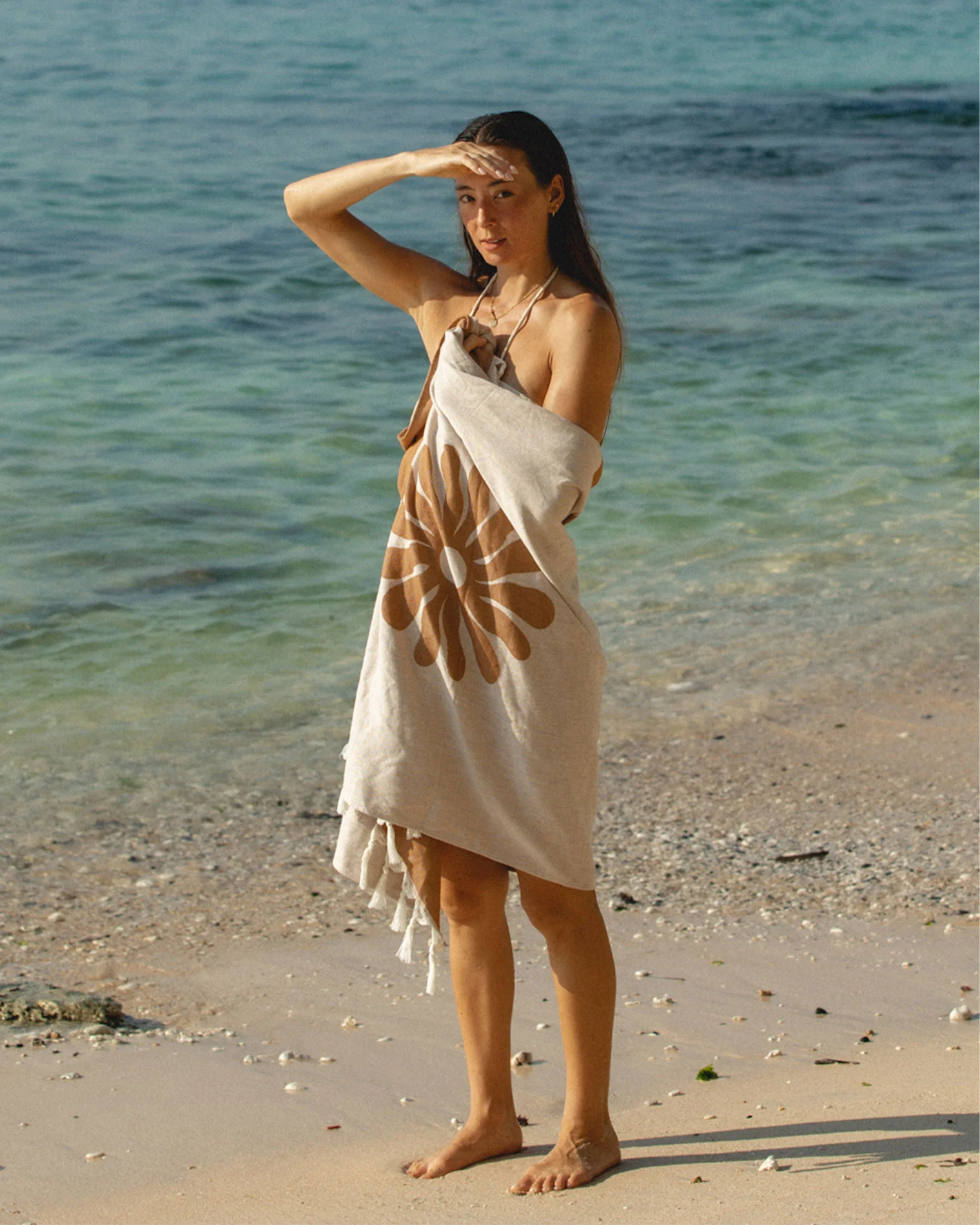 Slowtide Botanic Balance Turkish Towel - Brush - Image 3