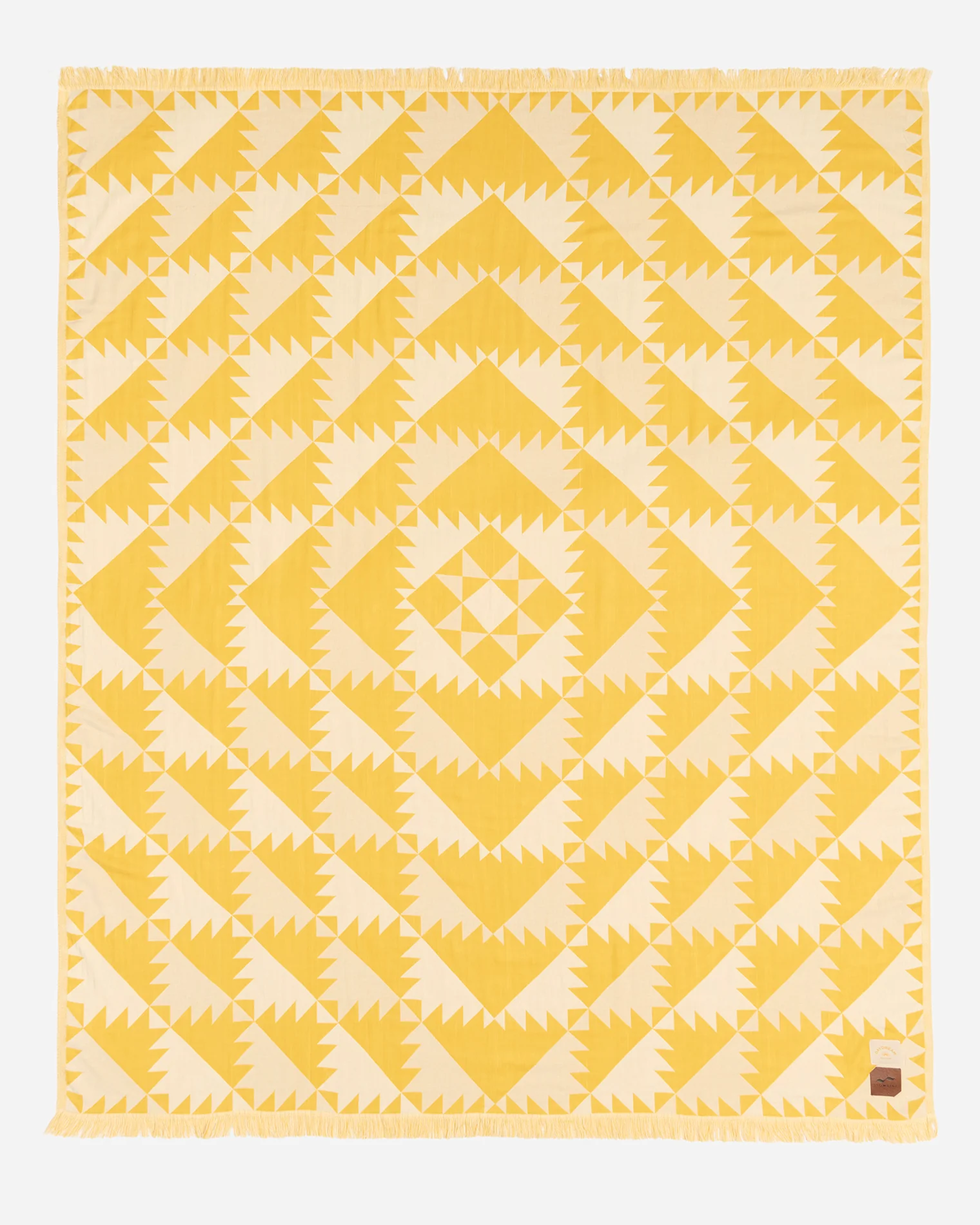 Slowtide Daydream Driftweave Beach Blanket - Curry - Image 4