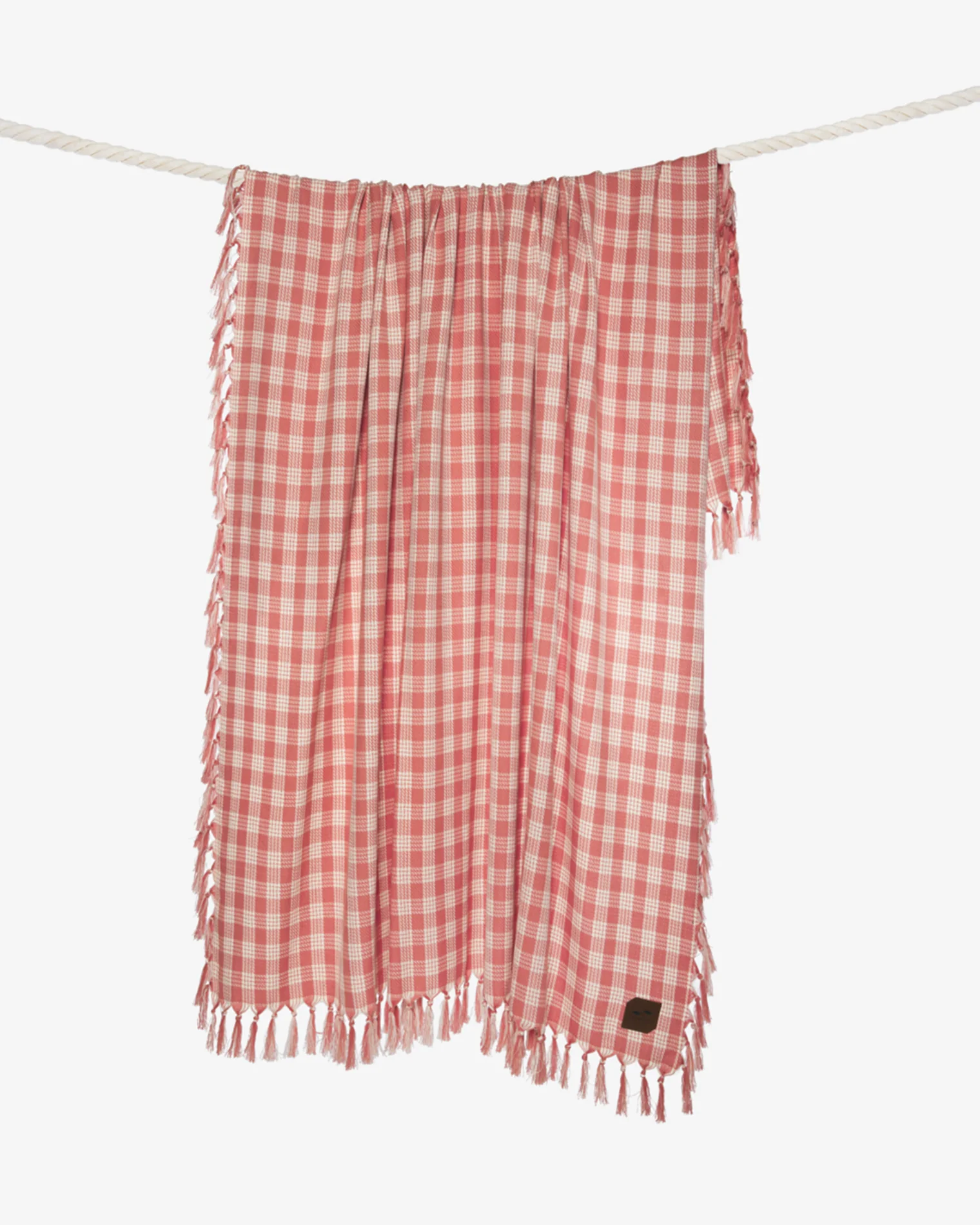 Slowtide Palaka Lightweight Beach Blanket - Guava - Image 5