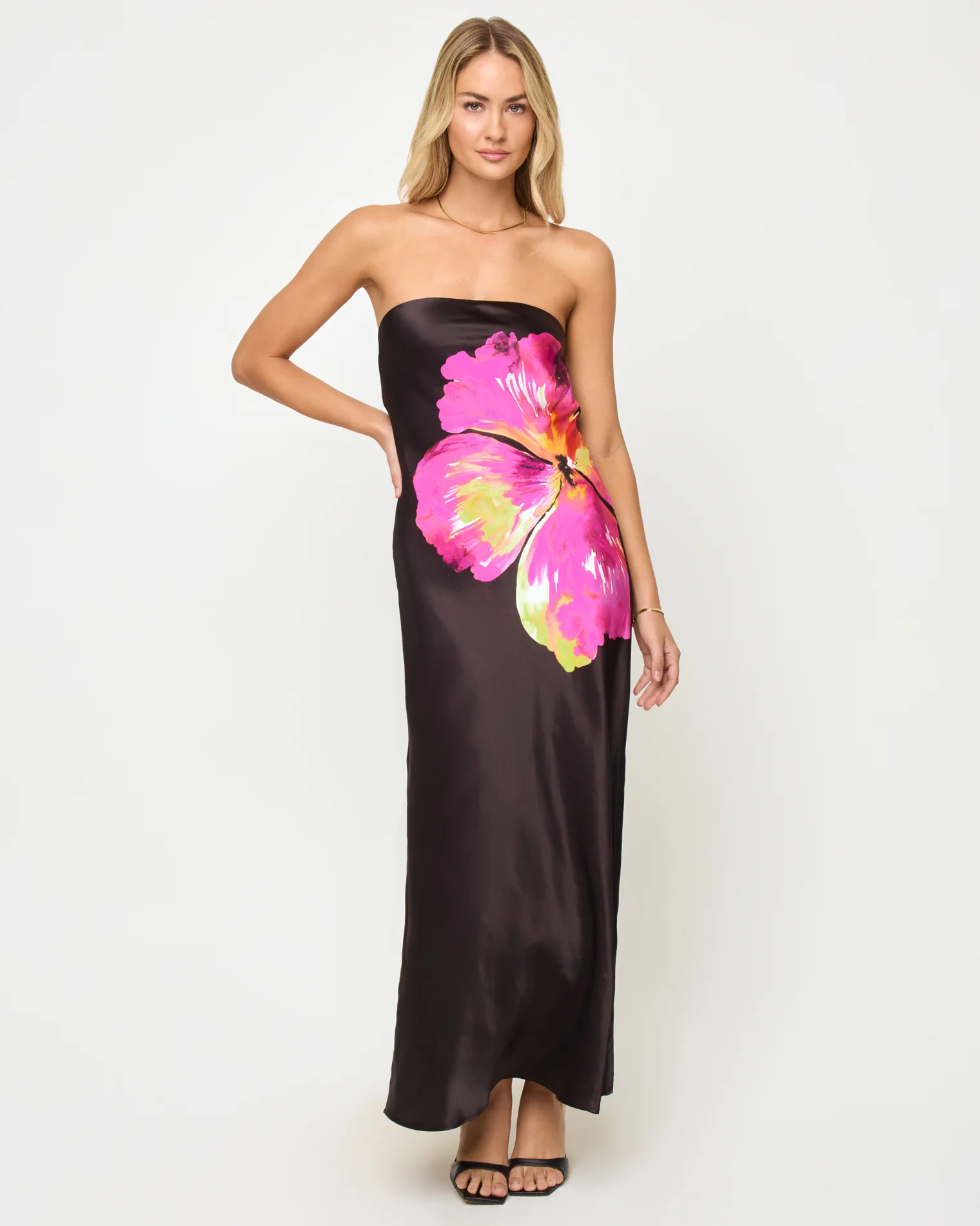 Spring In Love Dress - After Midnight Hibiscus - Image 3