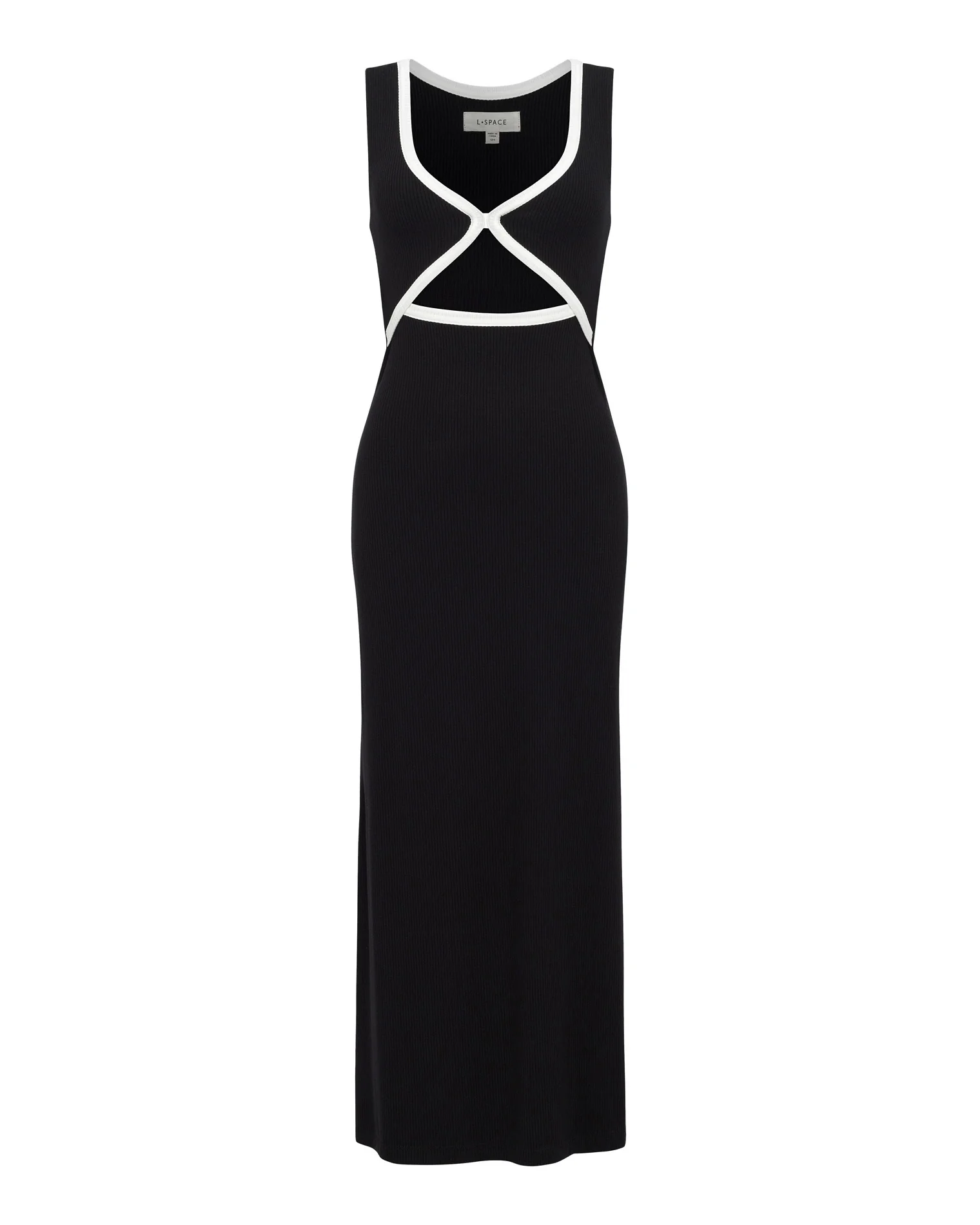 Steph Dress - Black-Cream - Image 3