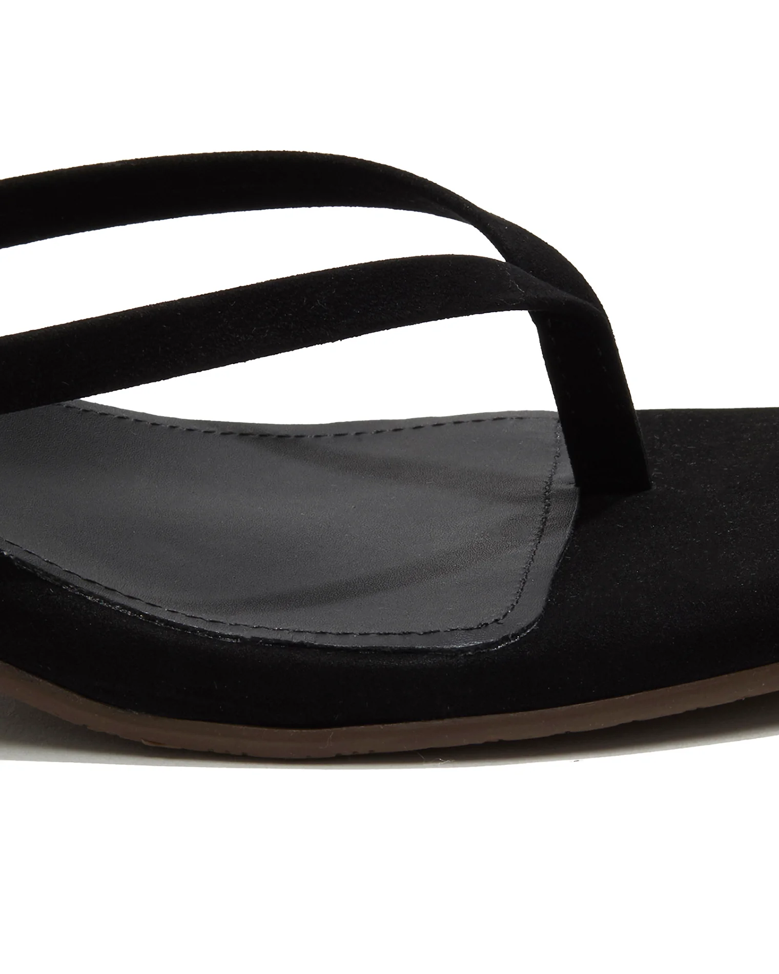 TKEES Square Toe Julia Suede - Black - Image 4