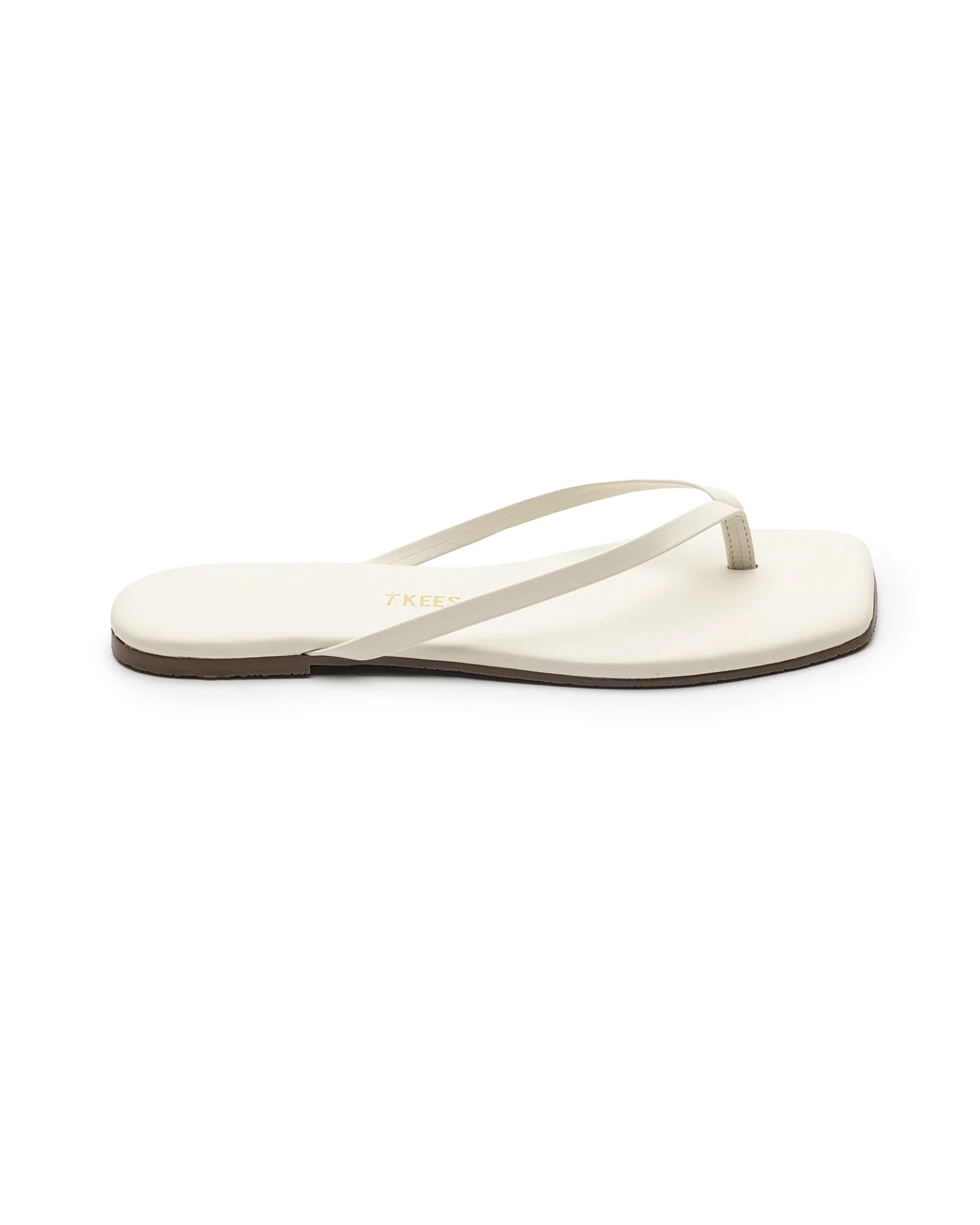 TKEES Square Toe Lily Sandals - Cream - Image 3