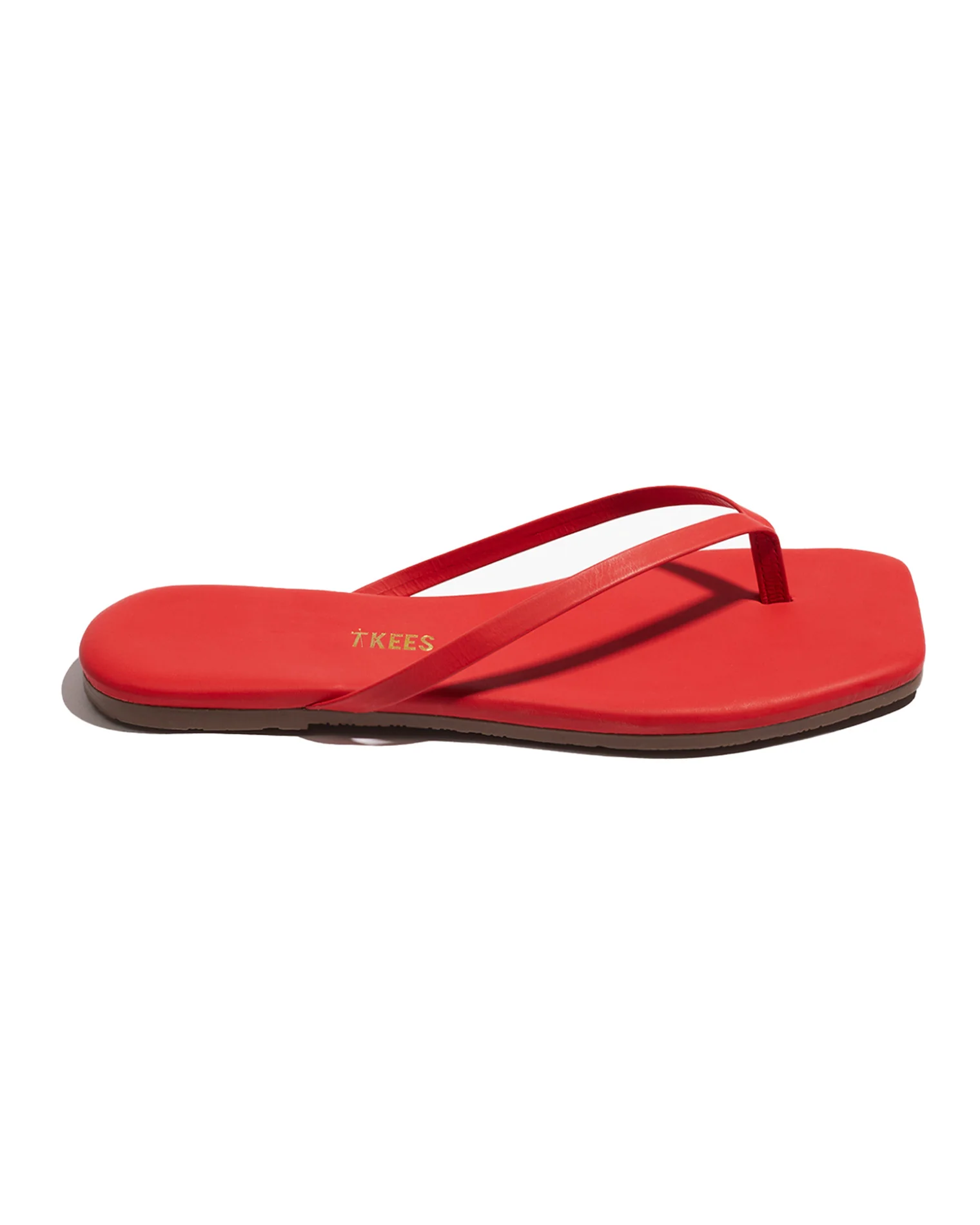 TKEES Square Toe Lily Sandals - Red - Image 3