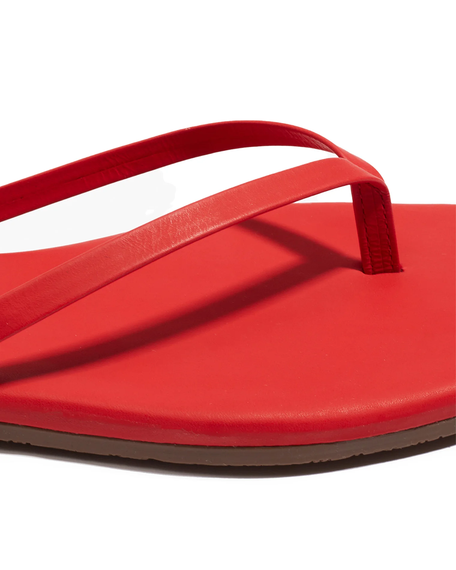 TKEES Square Toe Lily Sandals - Red - Image 4