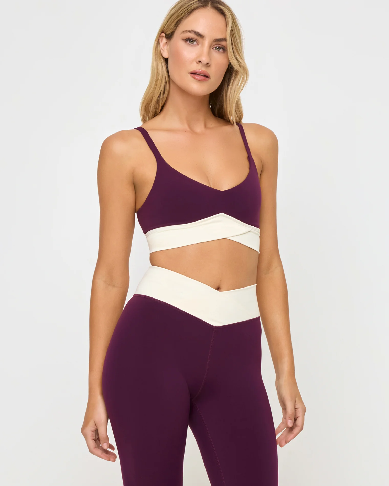 Unmatched Bra - Plum-Cream - Image 2