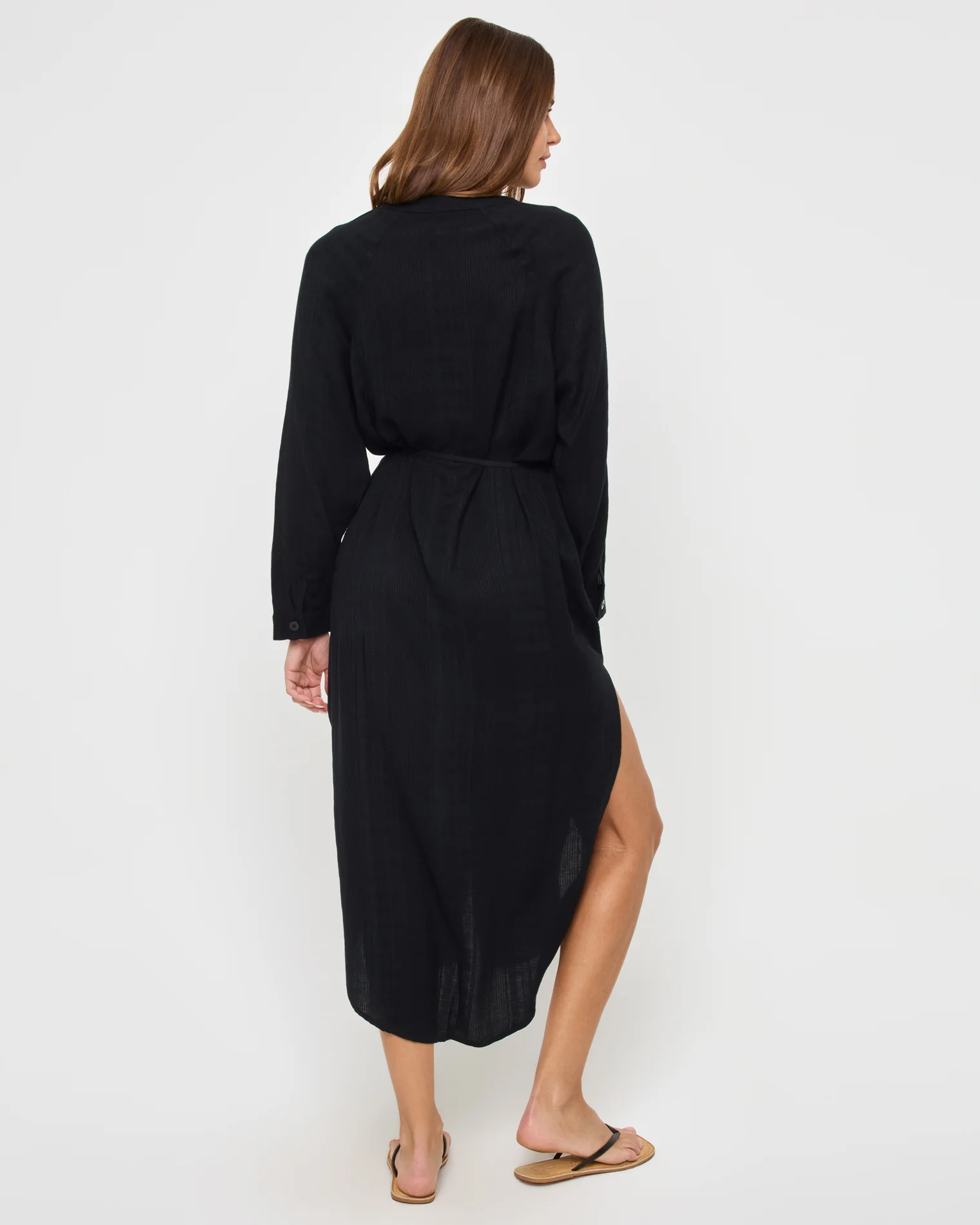Yoli Shirtdress - Black - Image 5